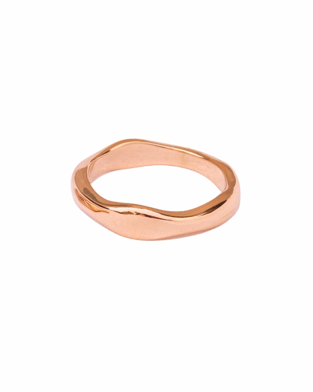 14K Bold Wave Band