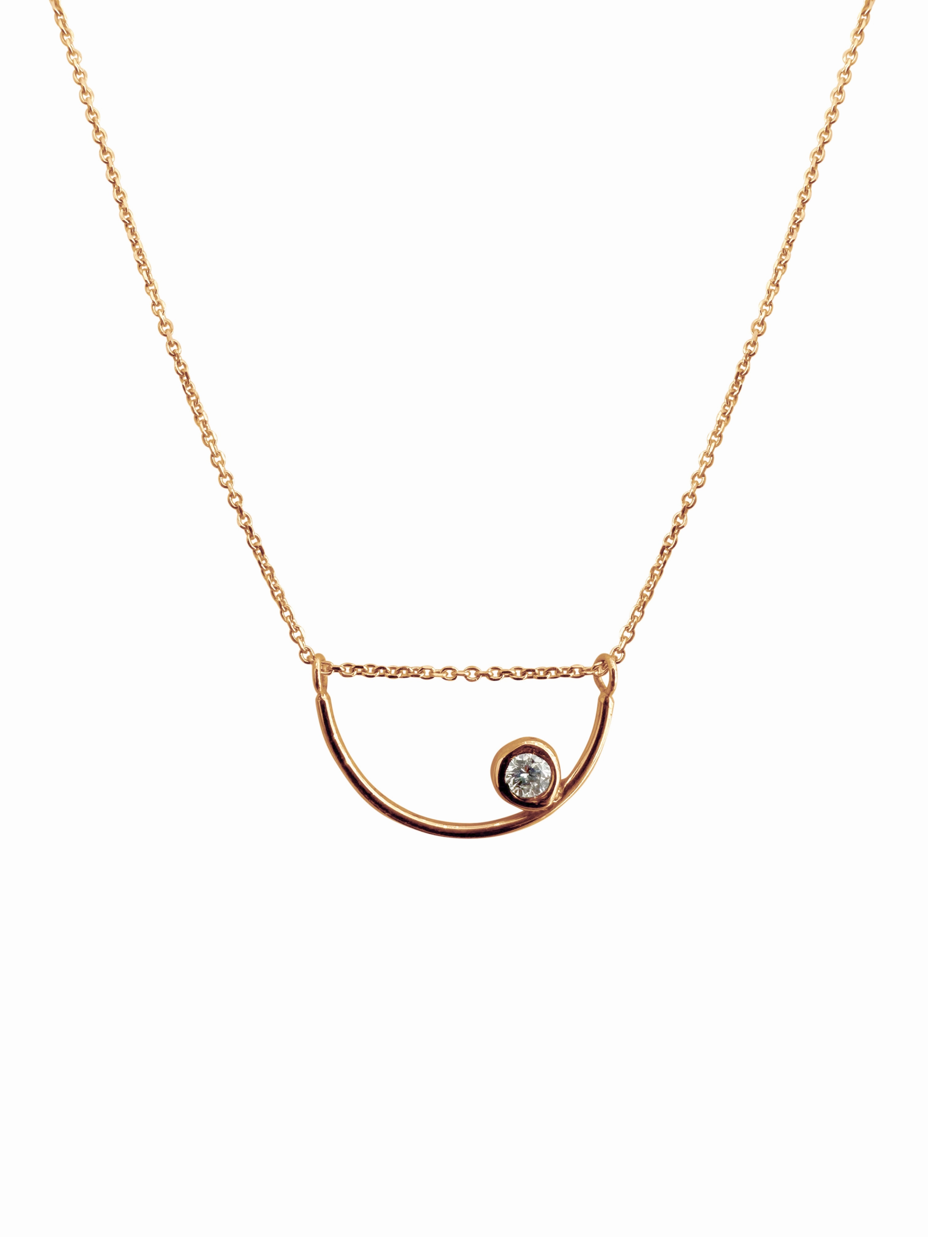 14k Diamond Harmony Necklace