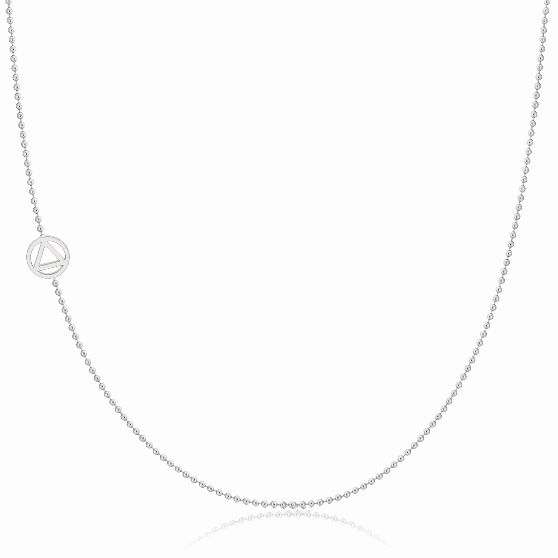 14k Gold Asymmetrical Charm Necklace - Recovery