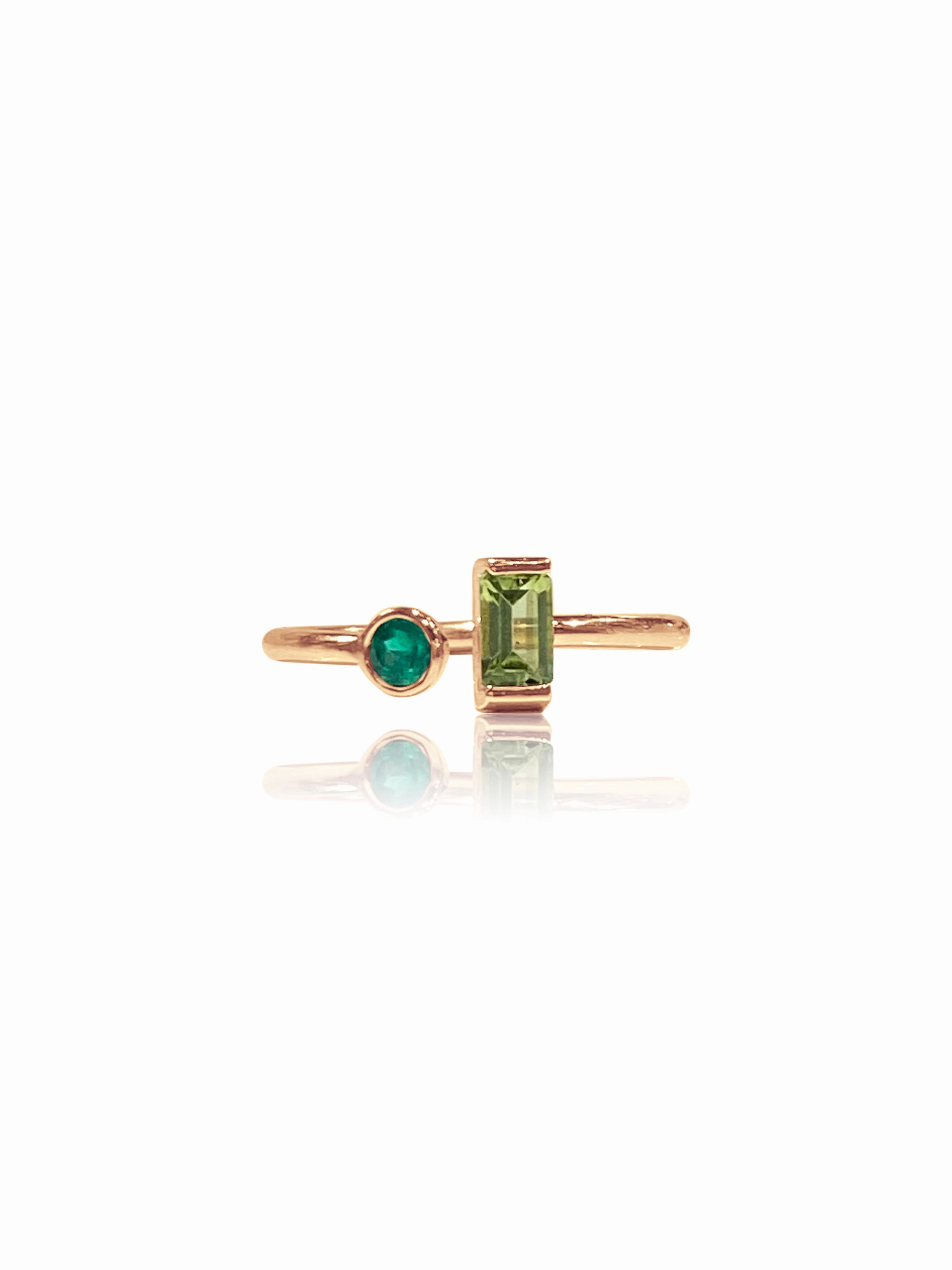 14K Gold Colores Ring