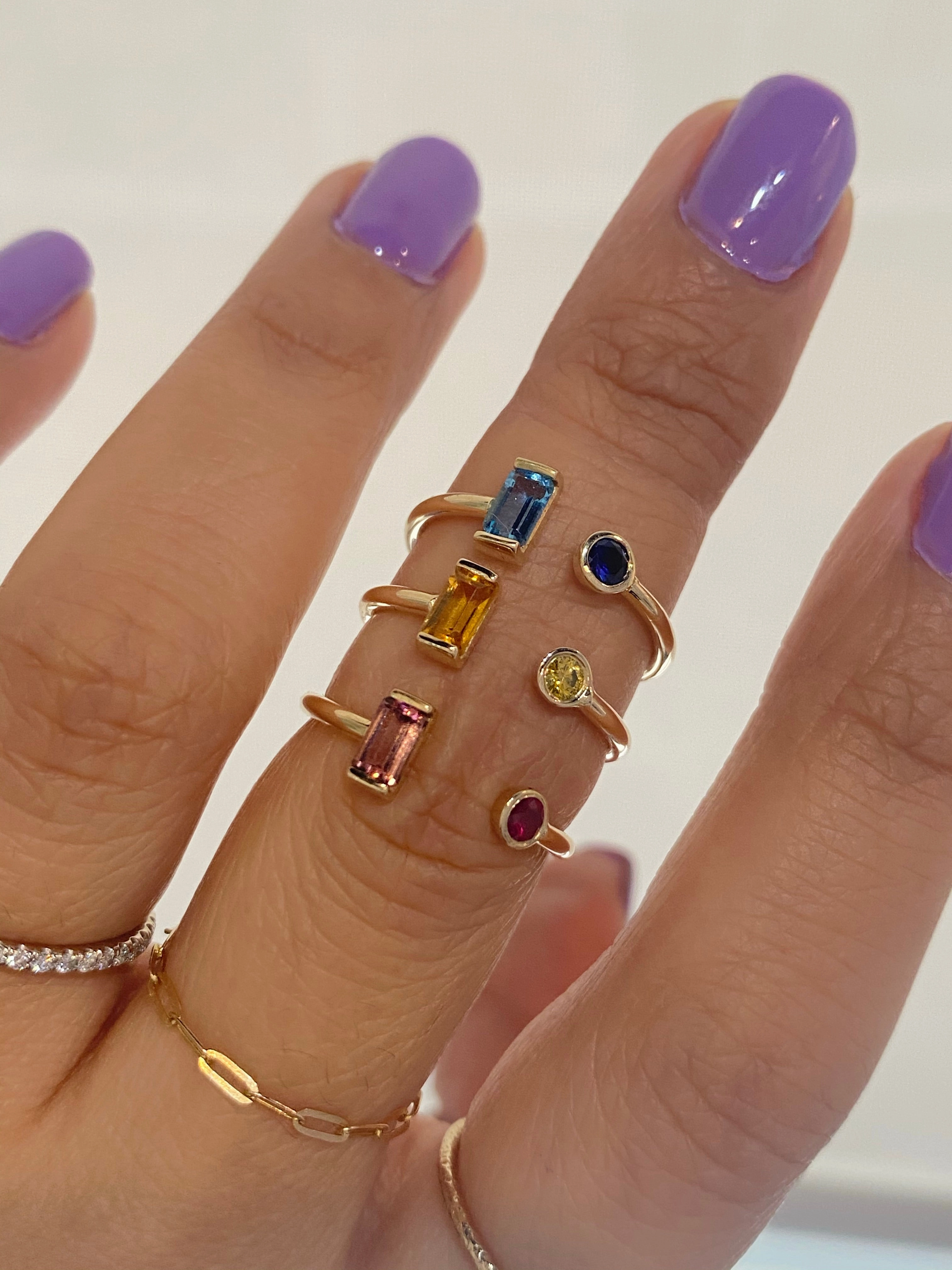 14K Gold Colores Ring