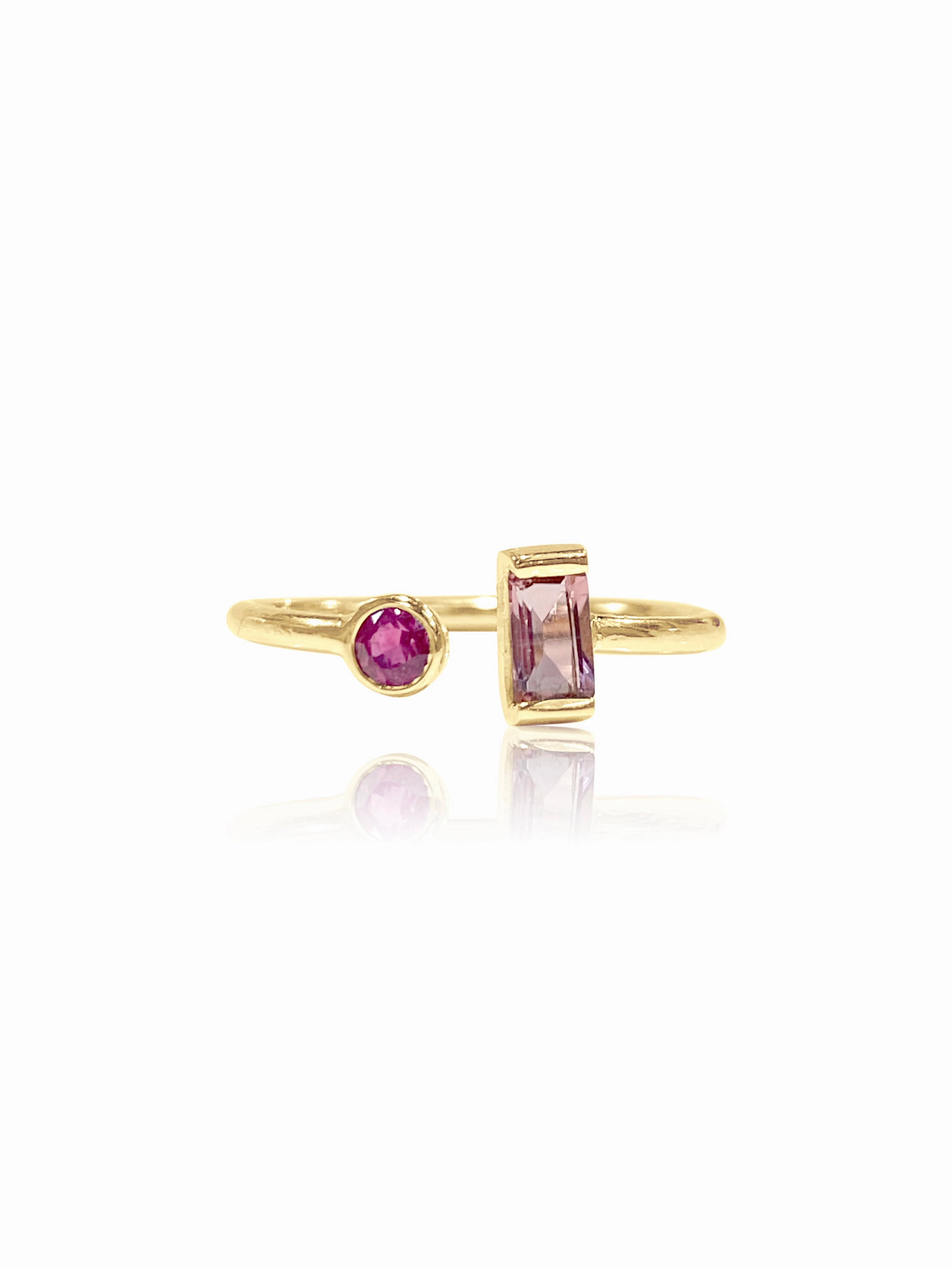 14K Gold Colores Ring