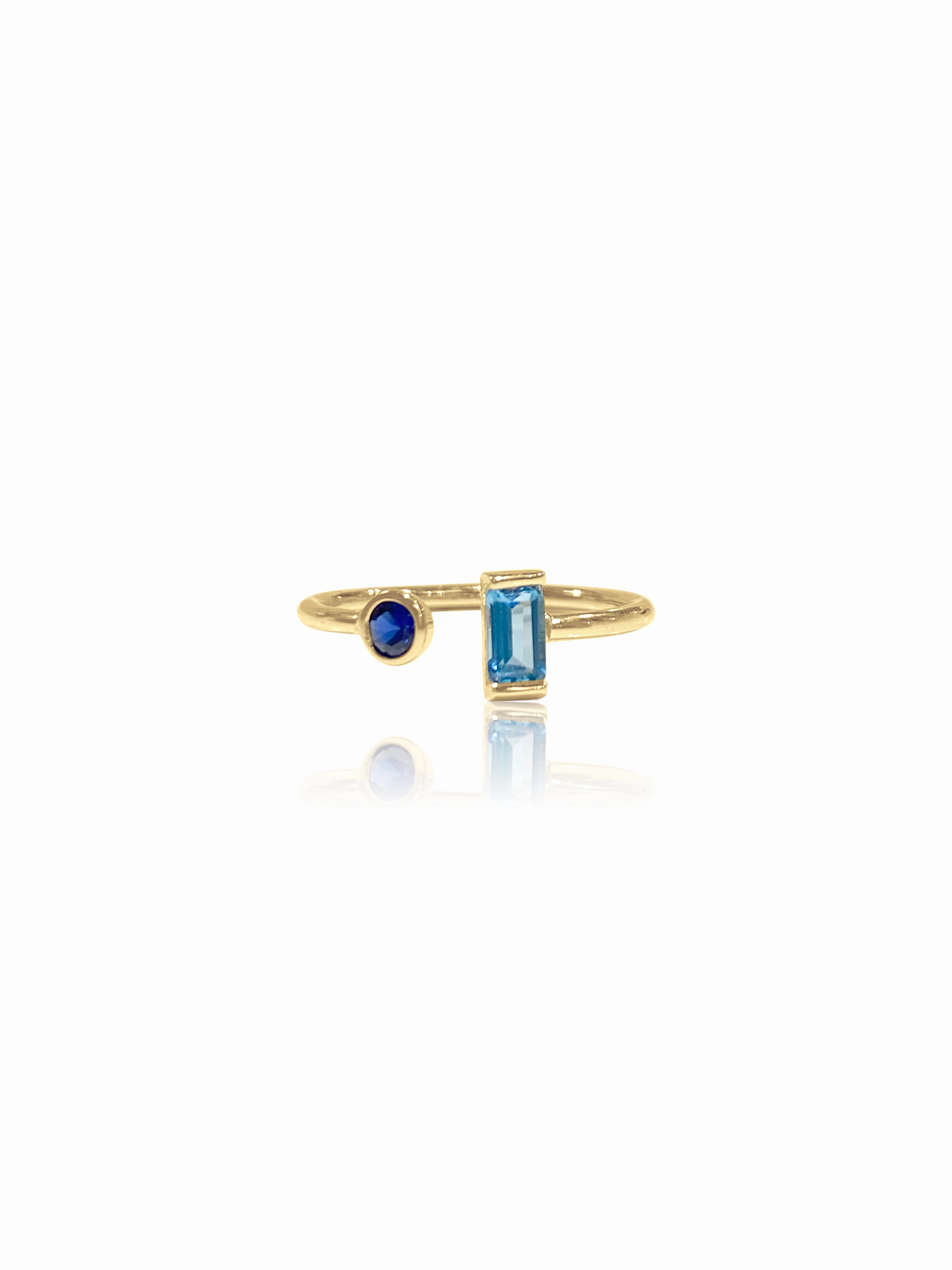 14K Gold Colores Ring