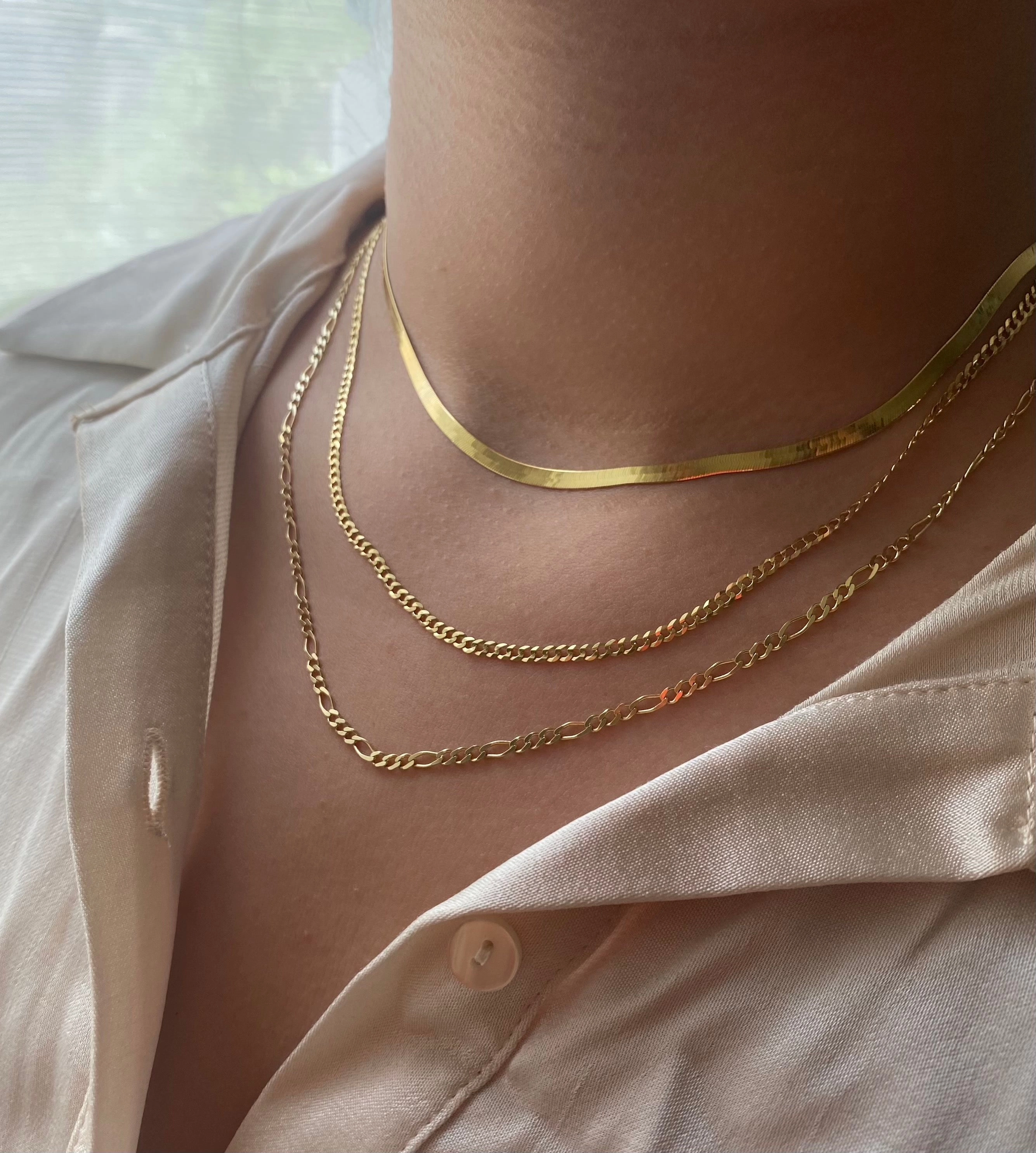 14K Gold Curb Chain