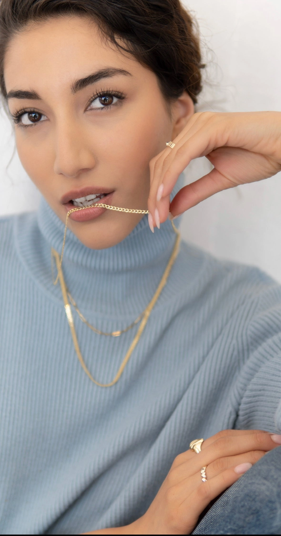 14K Gold Curb Chain
