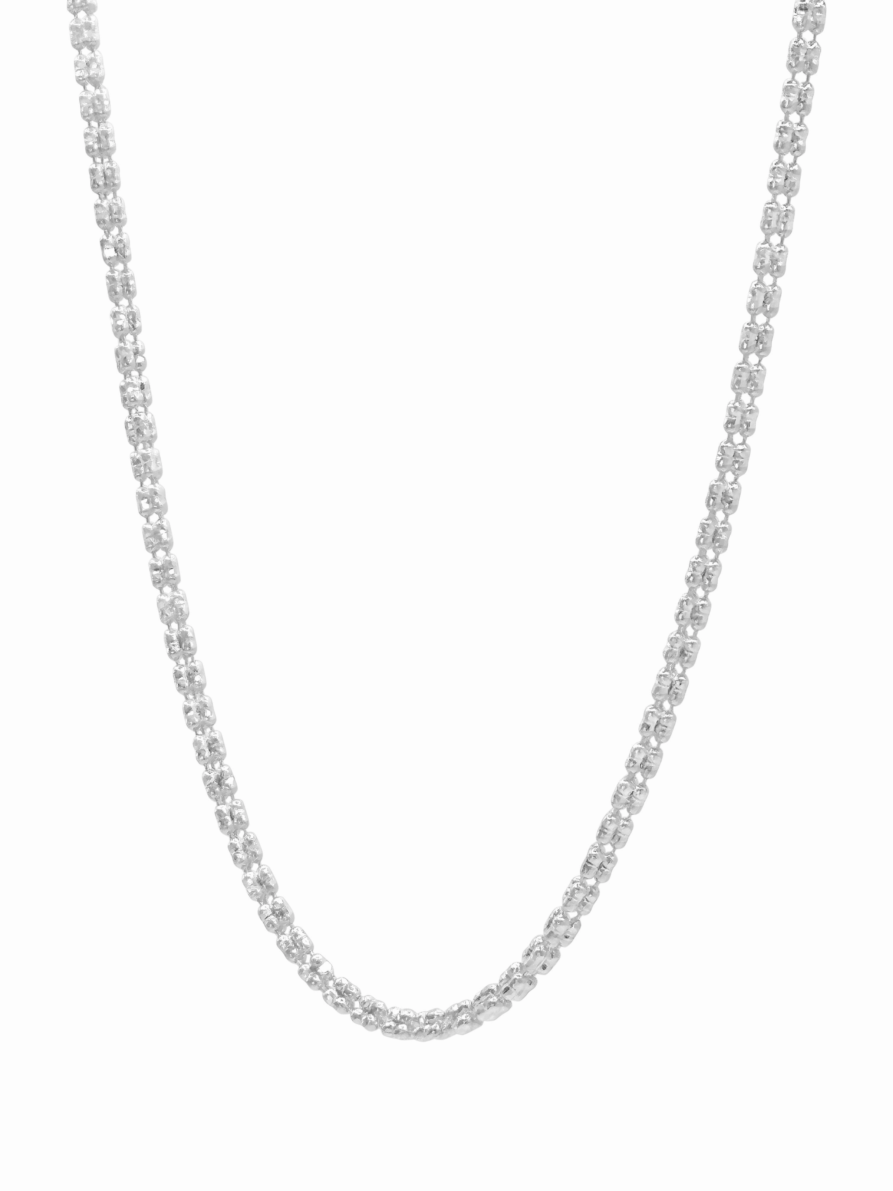 14K Gold Diamond cut Necklace