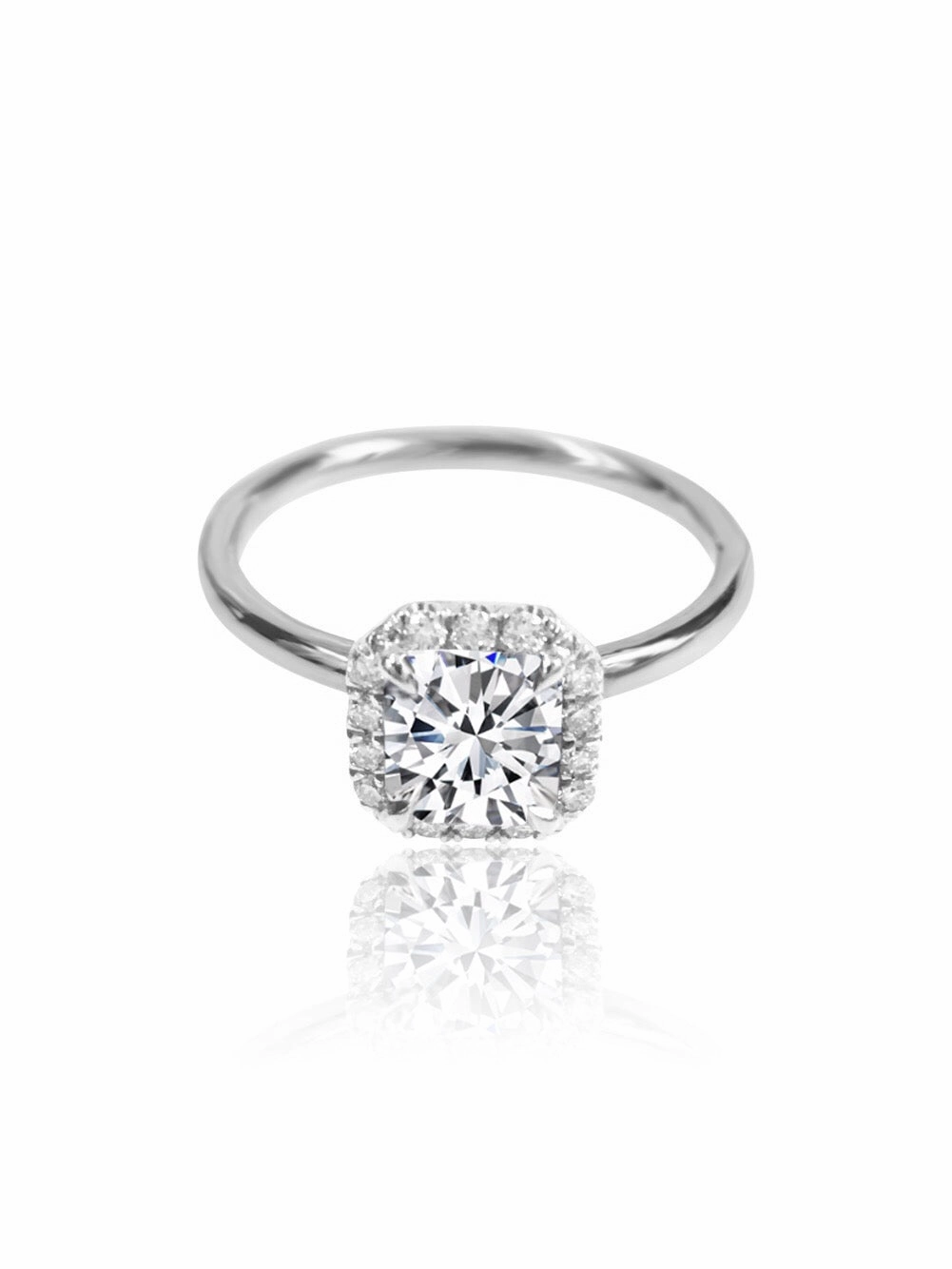 14k Gold Diamond/Gemstone Engagement Ring