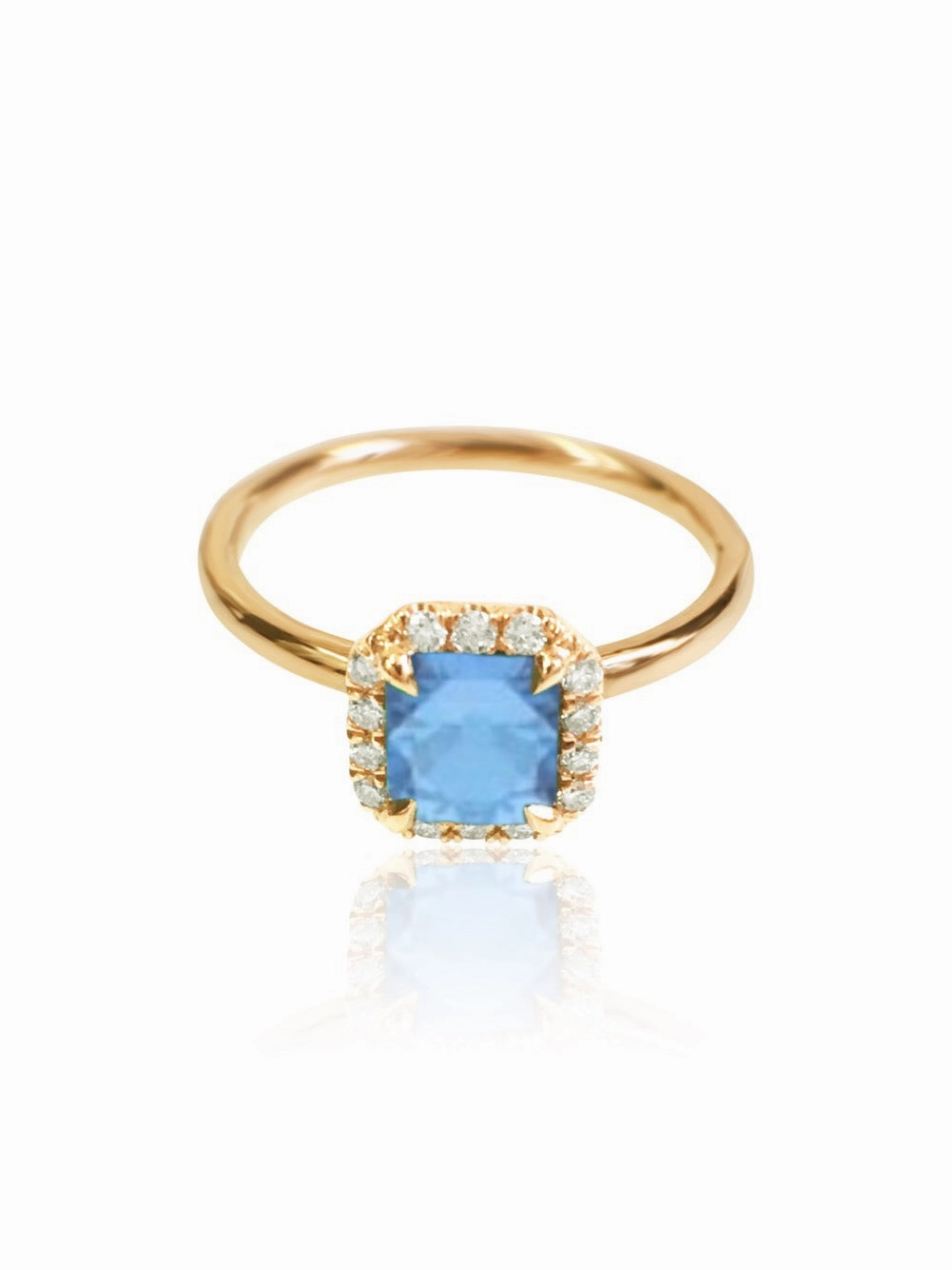 14k Gold Diamond/Gemstone Engagement Ring