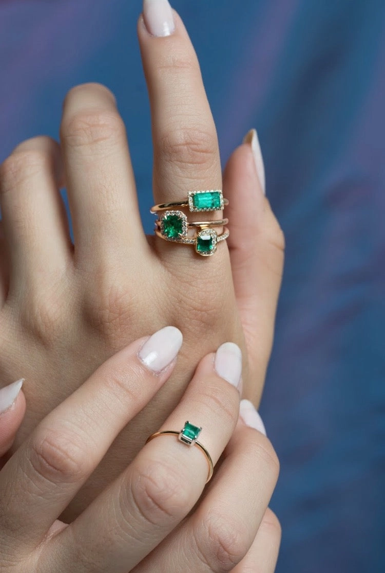 14k Gold Diamond/Gemstone Engagement Ring