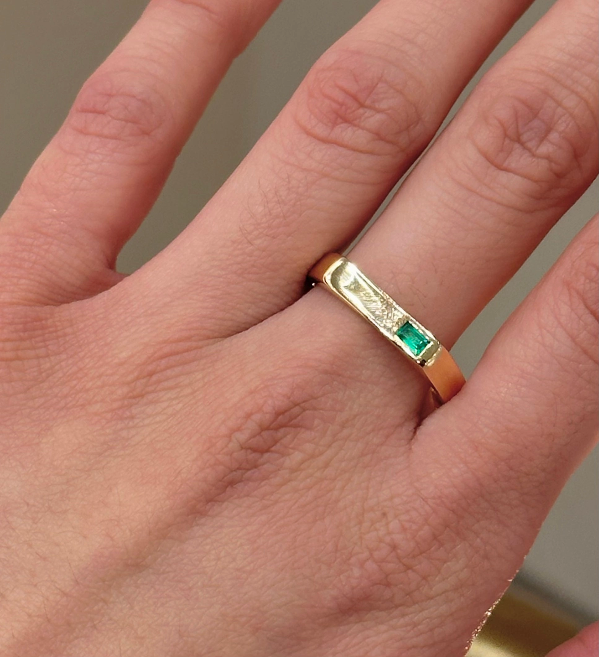 14k Gold Espinosa Emerald Ring