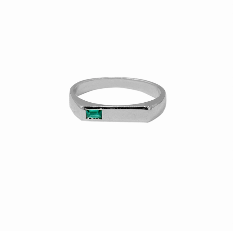 14k Gold Espinosa Emerald Ring
