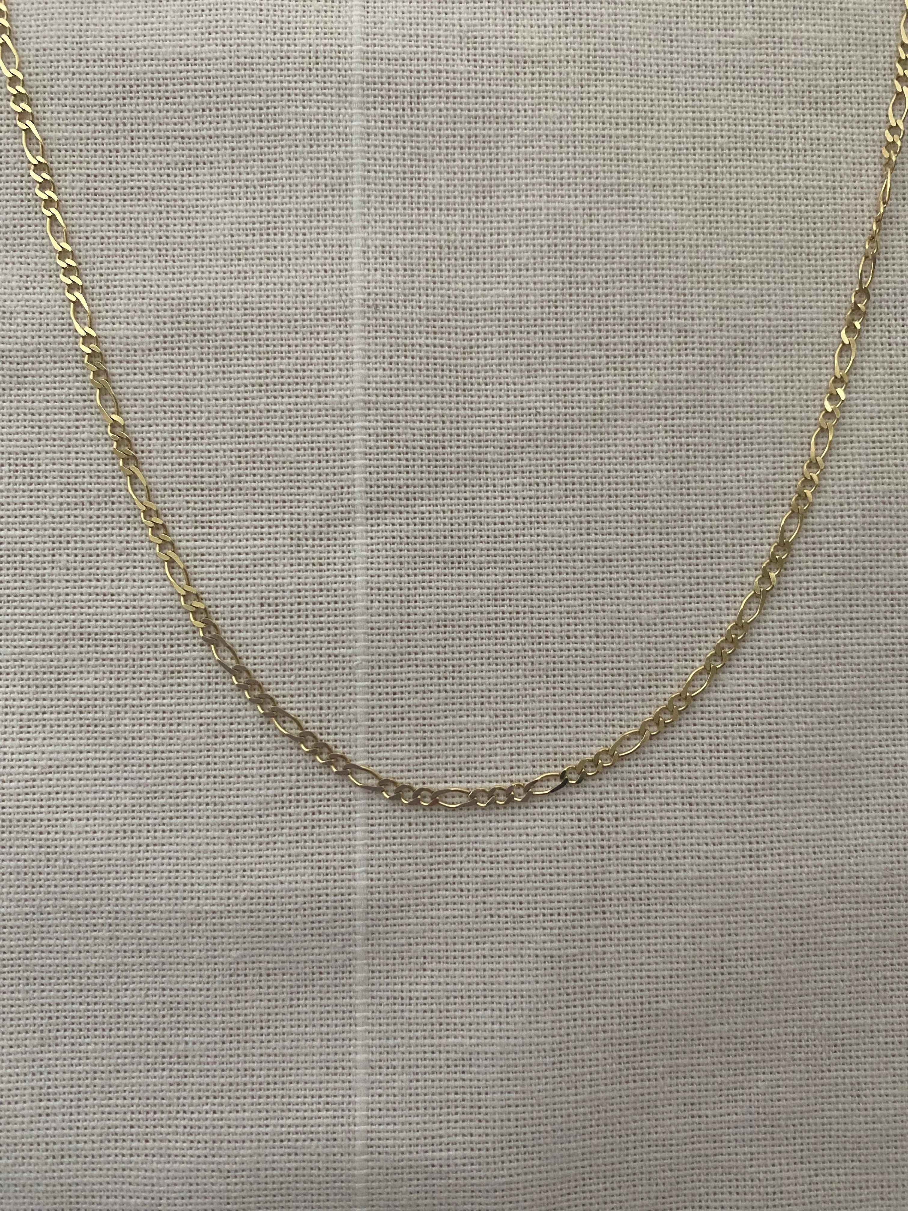 14K Gold Figaro Chain