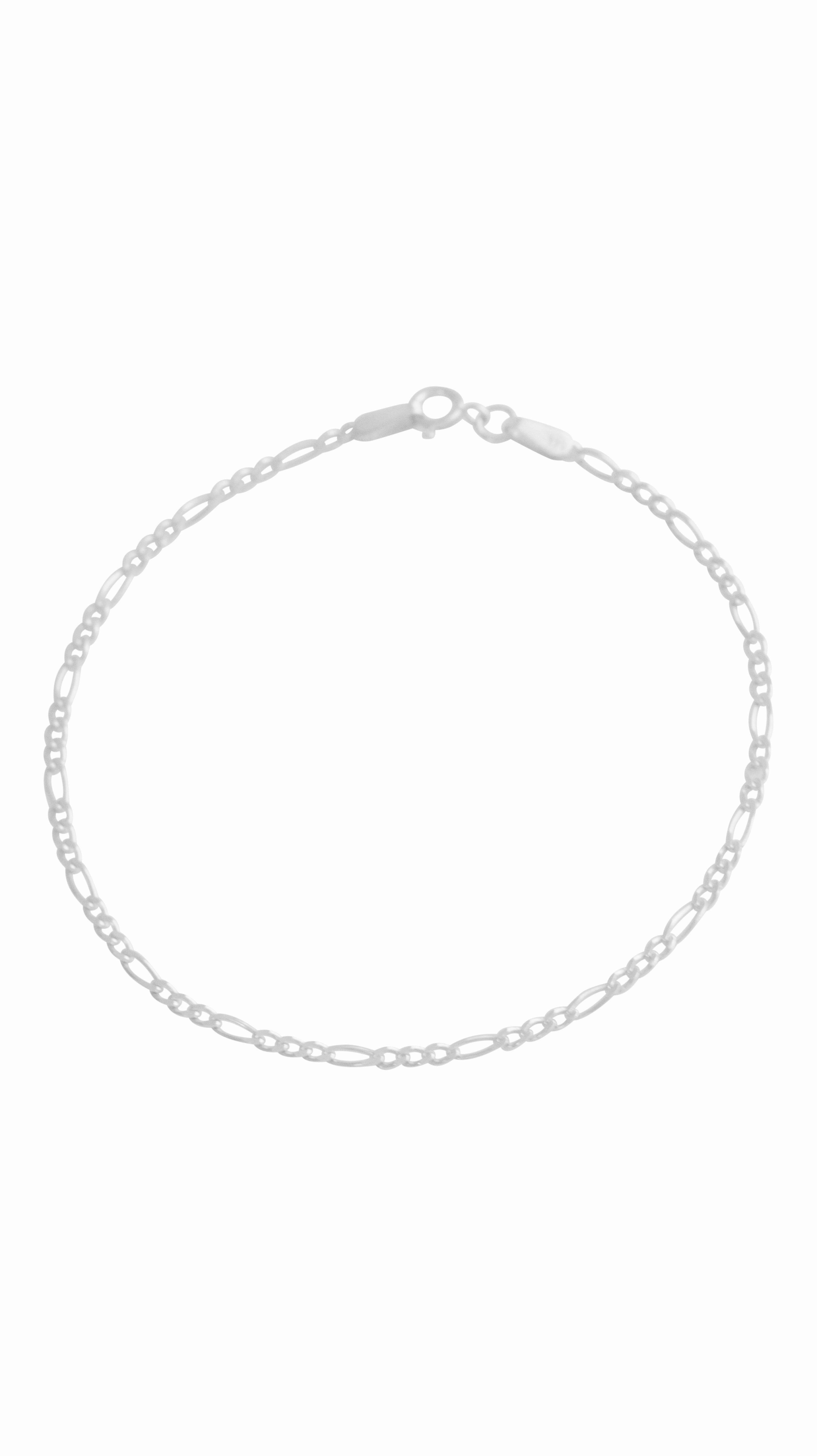 14K Gold Figaro Chain Bracelet