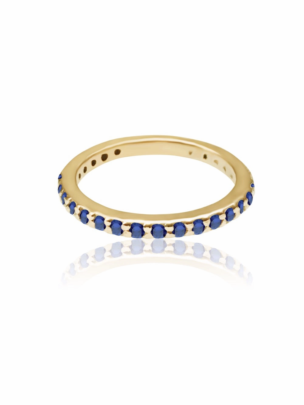 14k Gold Gemstone Band