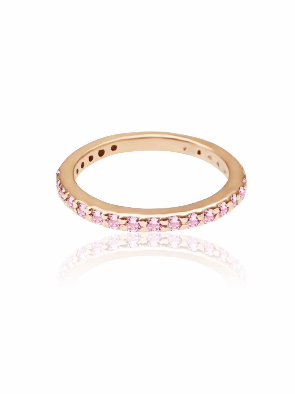 14k Gold Gemstone Band