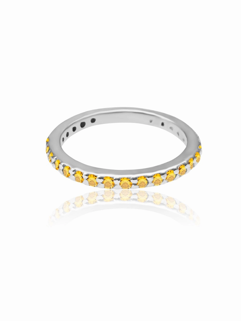 14k Gold Gemstone Band