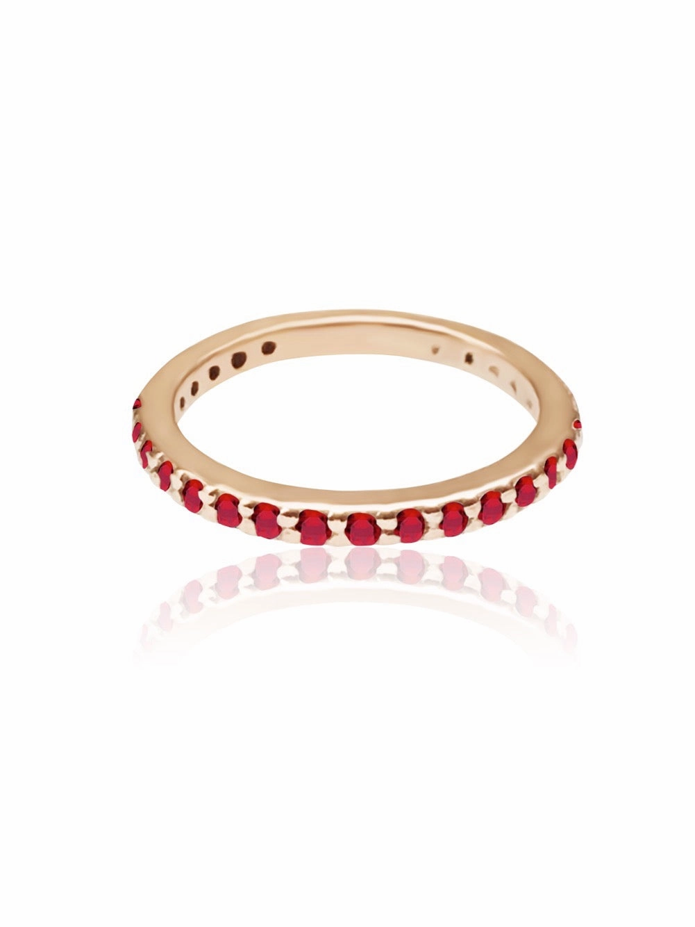 14k Gold Gemstone Band