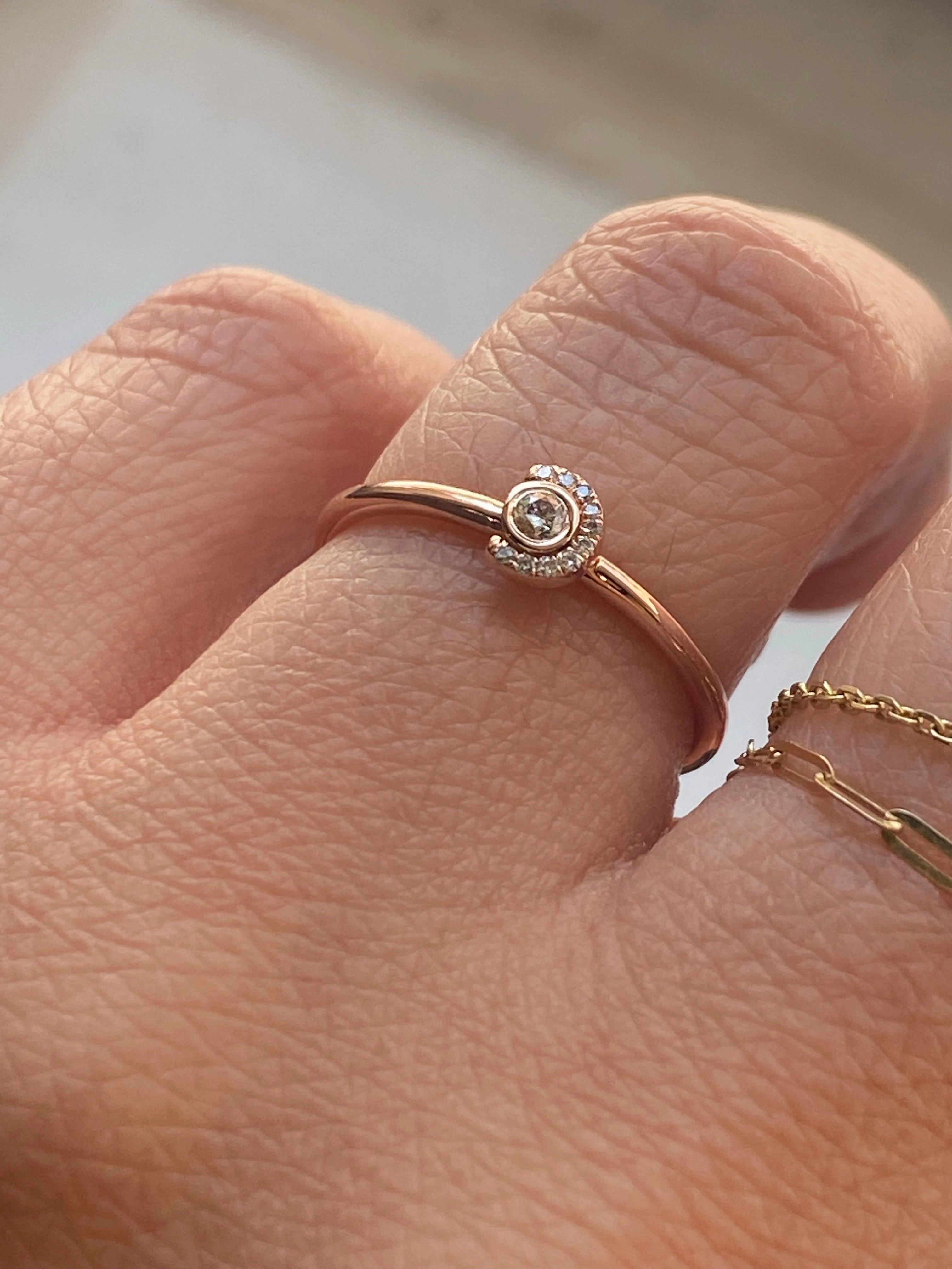 14k Gold Gicella Diamond Ring