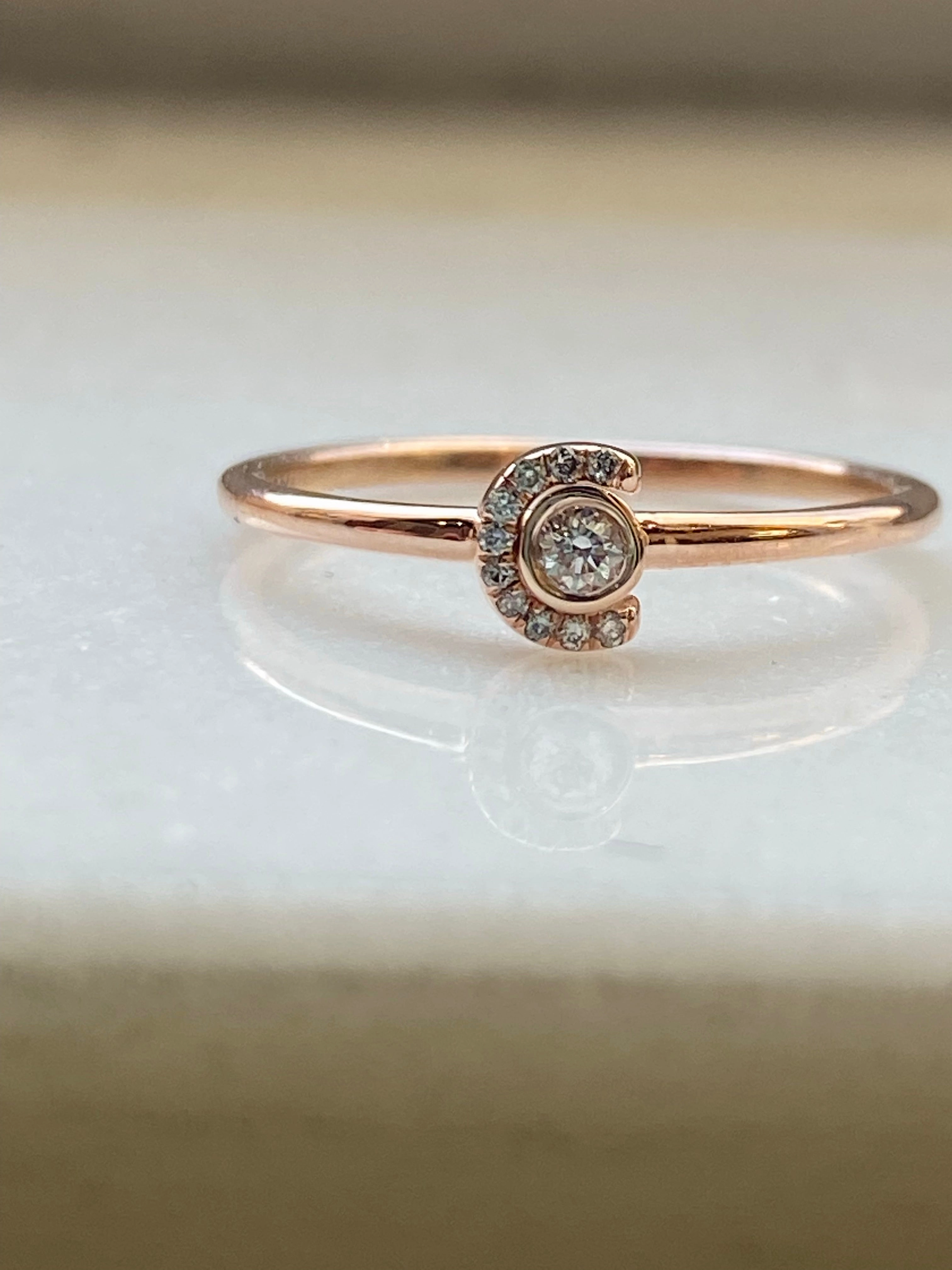 14k Gold Gicella Diamond Ring