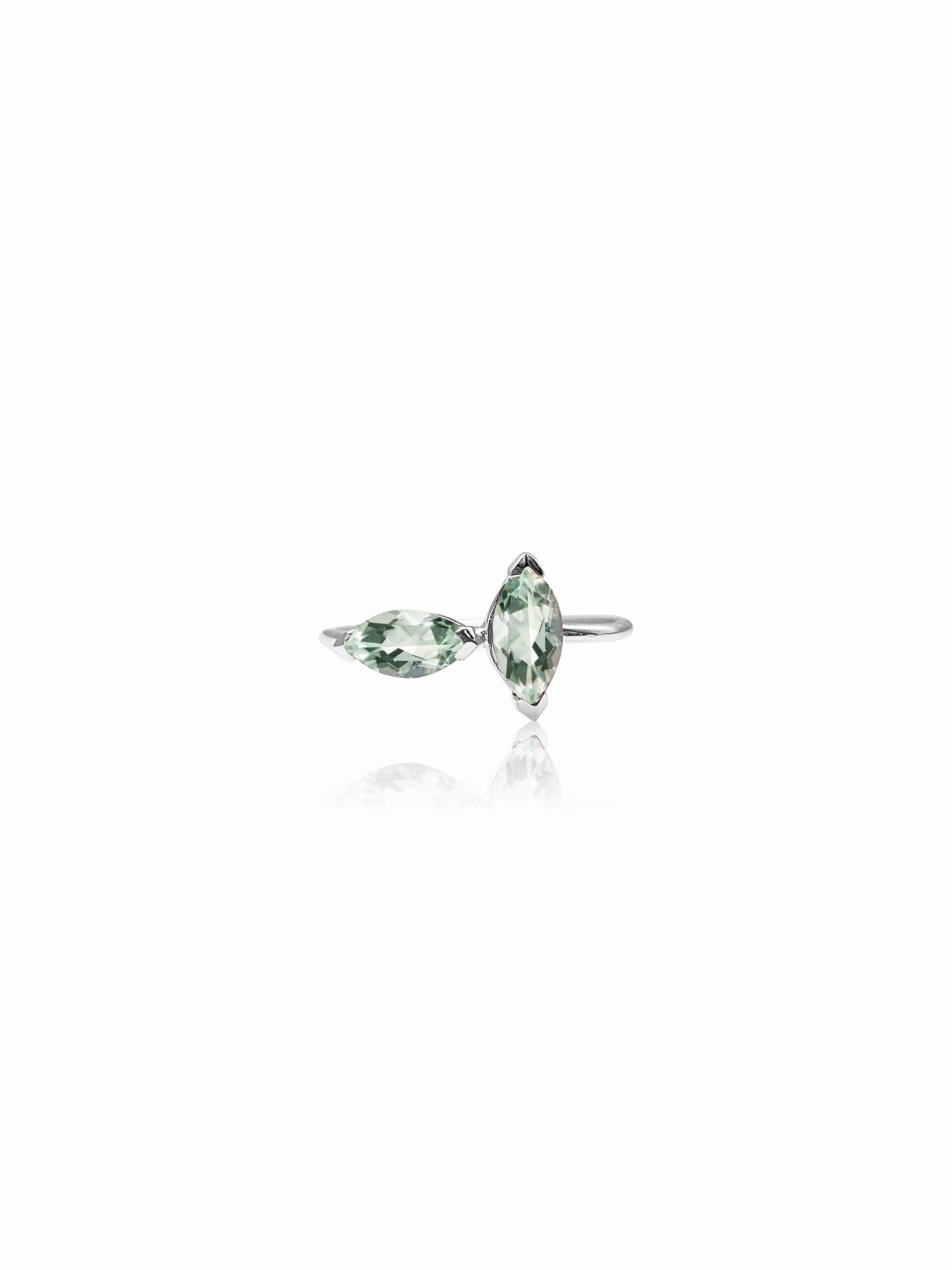 14K Gold Iris Ring