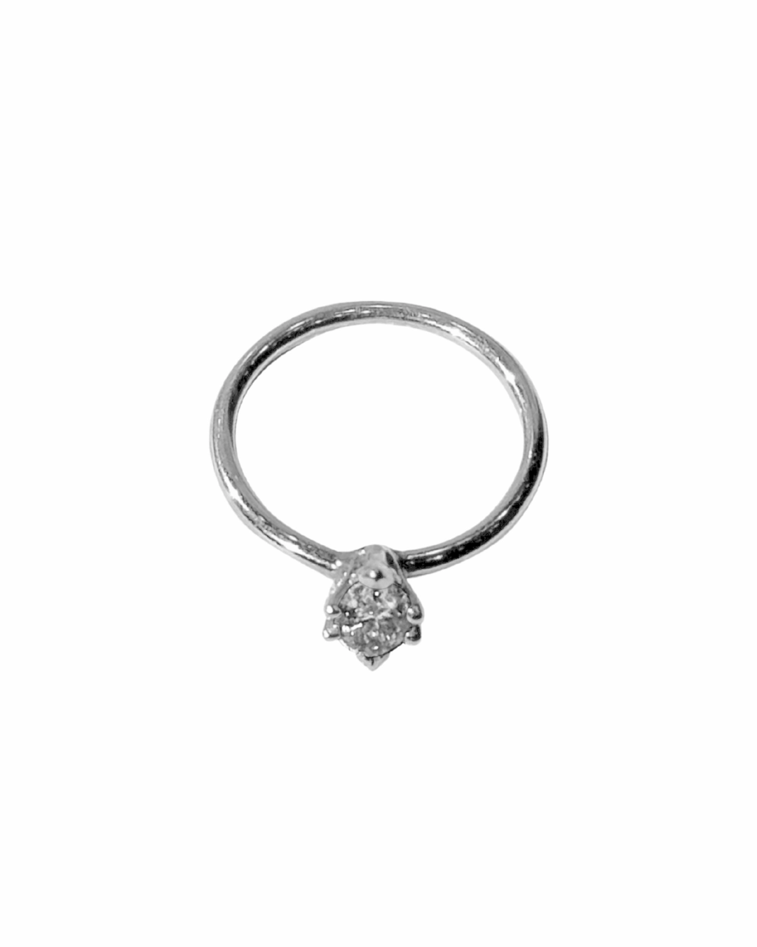 14k Gold Marquise Diamond Ring