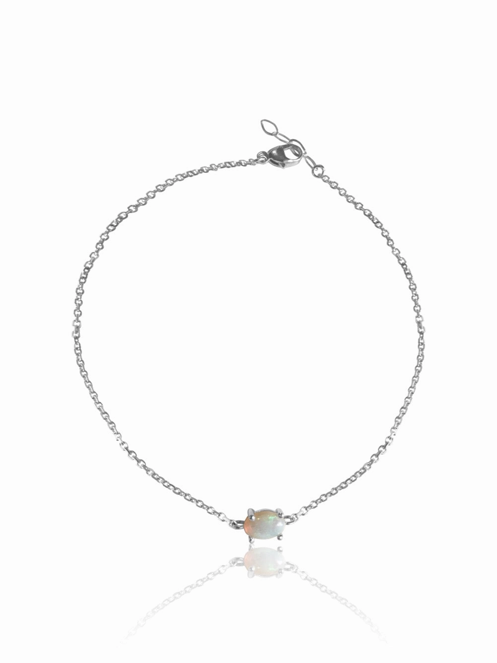 14K Gold Opal Bracelet