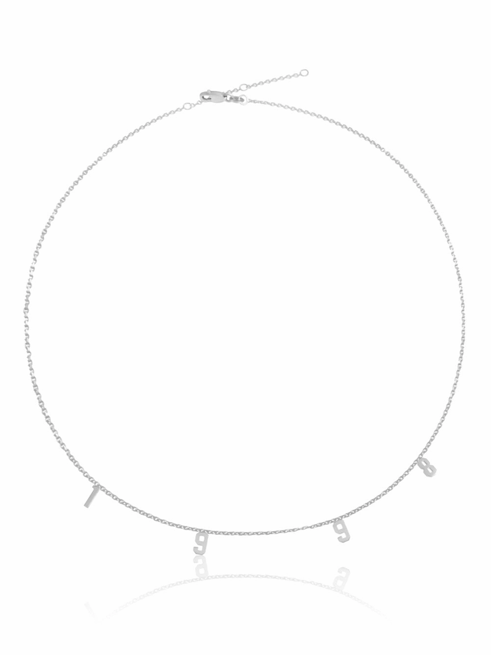 14k Gold personalized Number Necklace