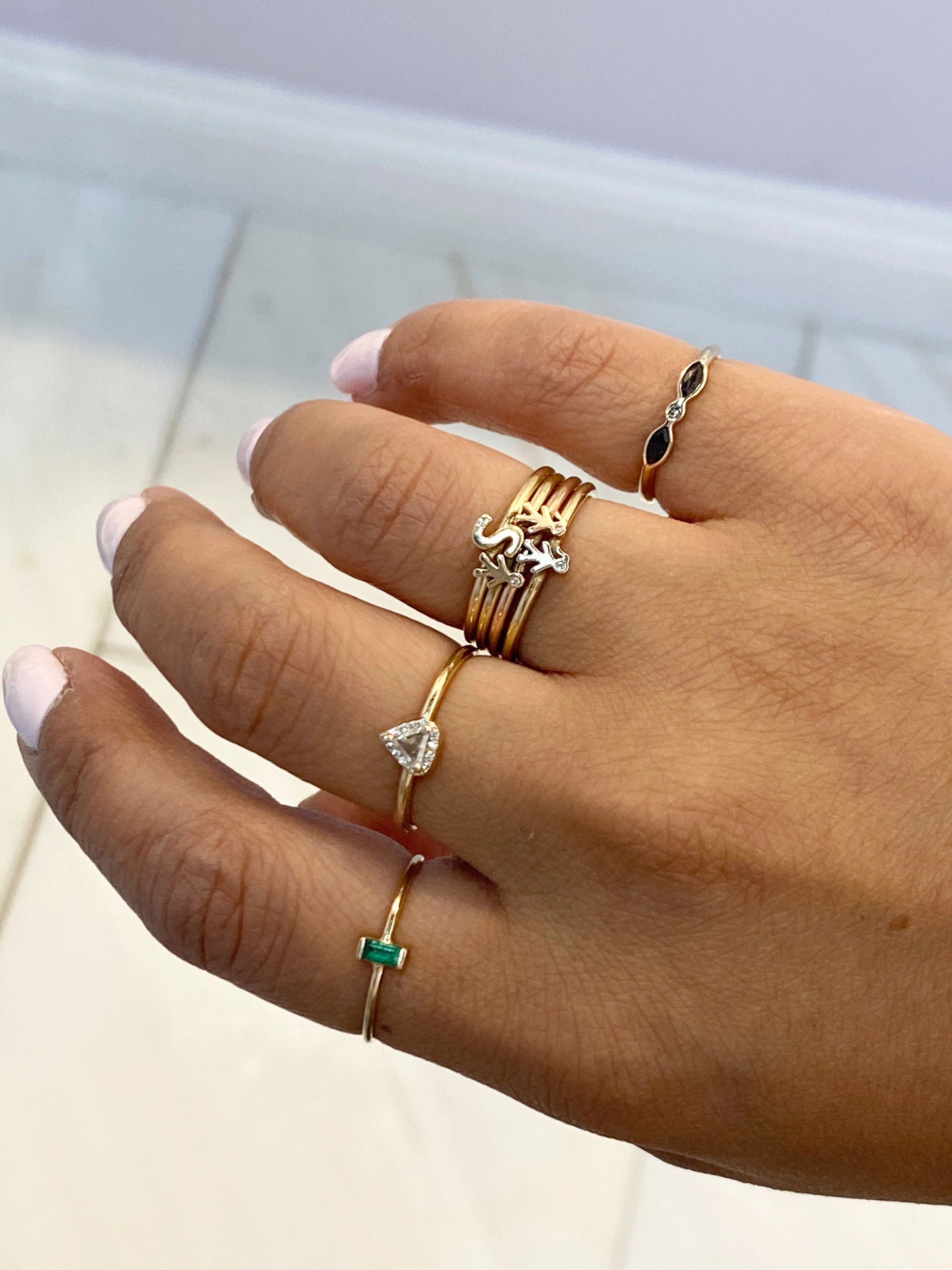 14K Gold Ruthy Ring