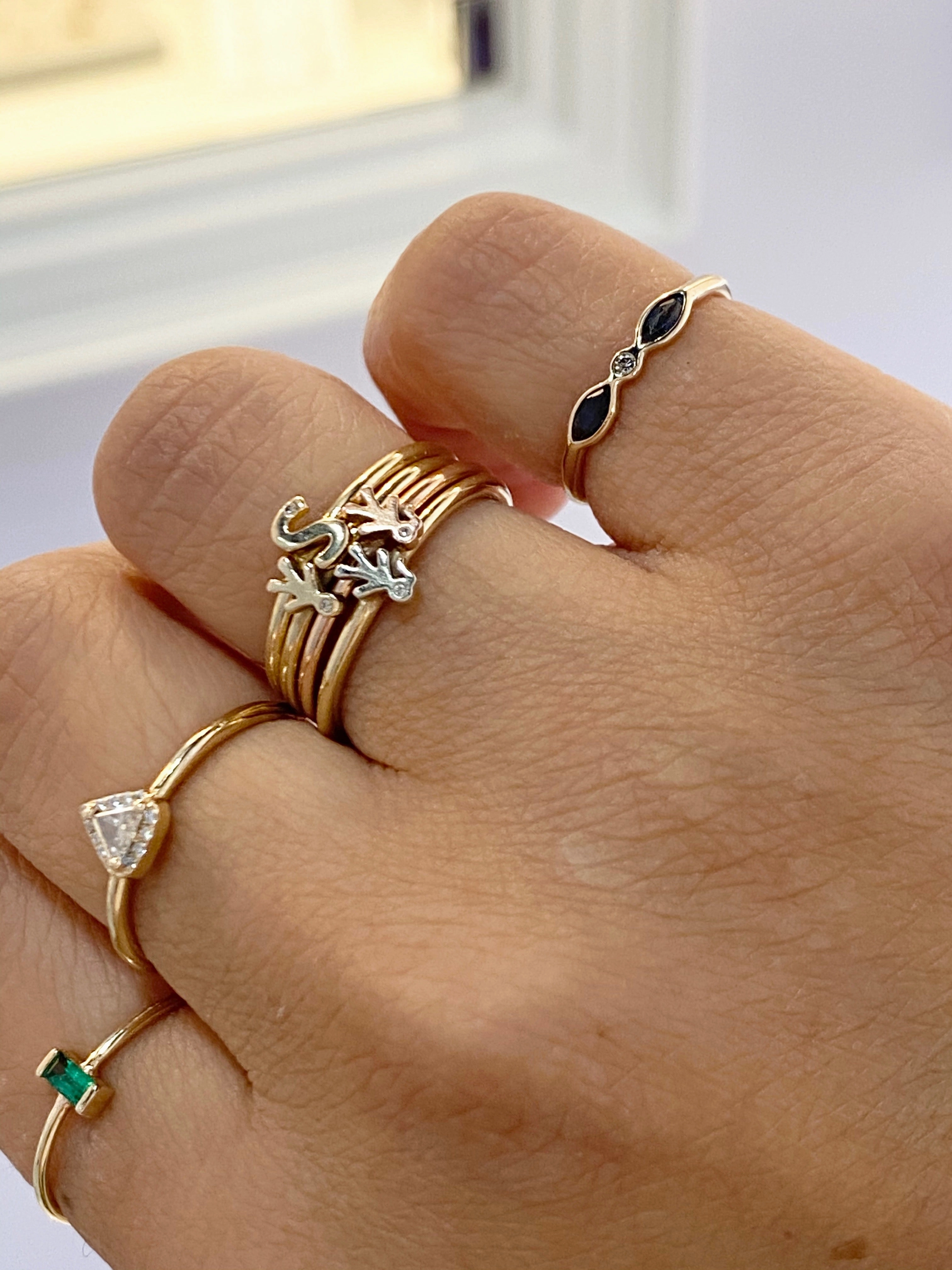 14K Gold Ruthy Ring