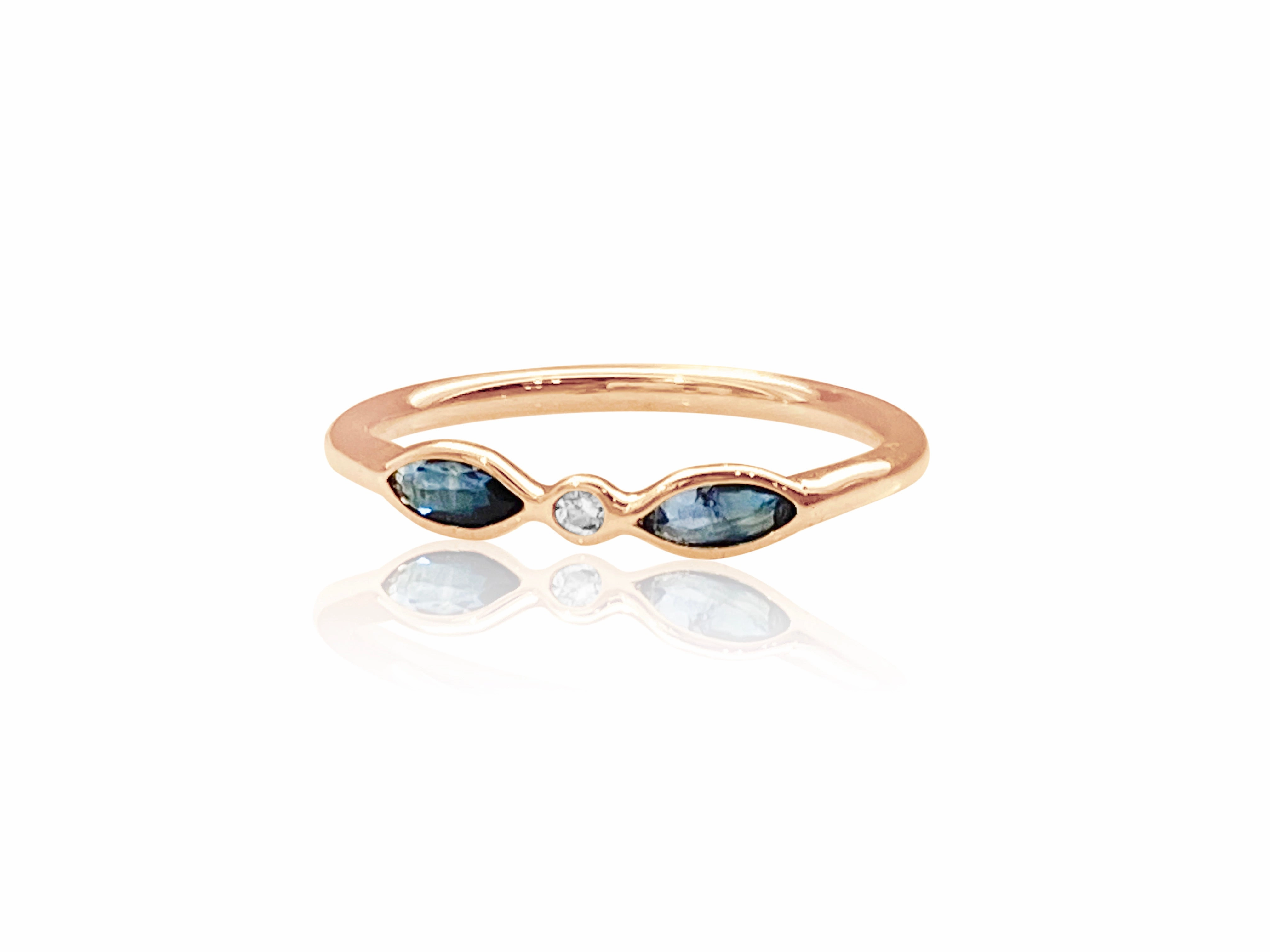 14K Gold Ruthy Ring
