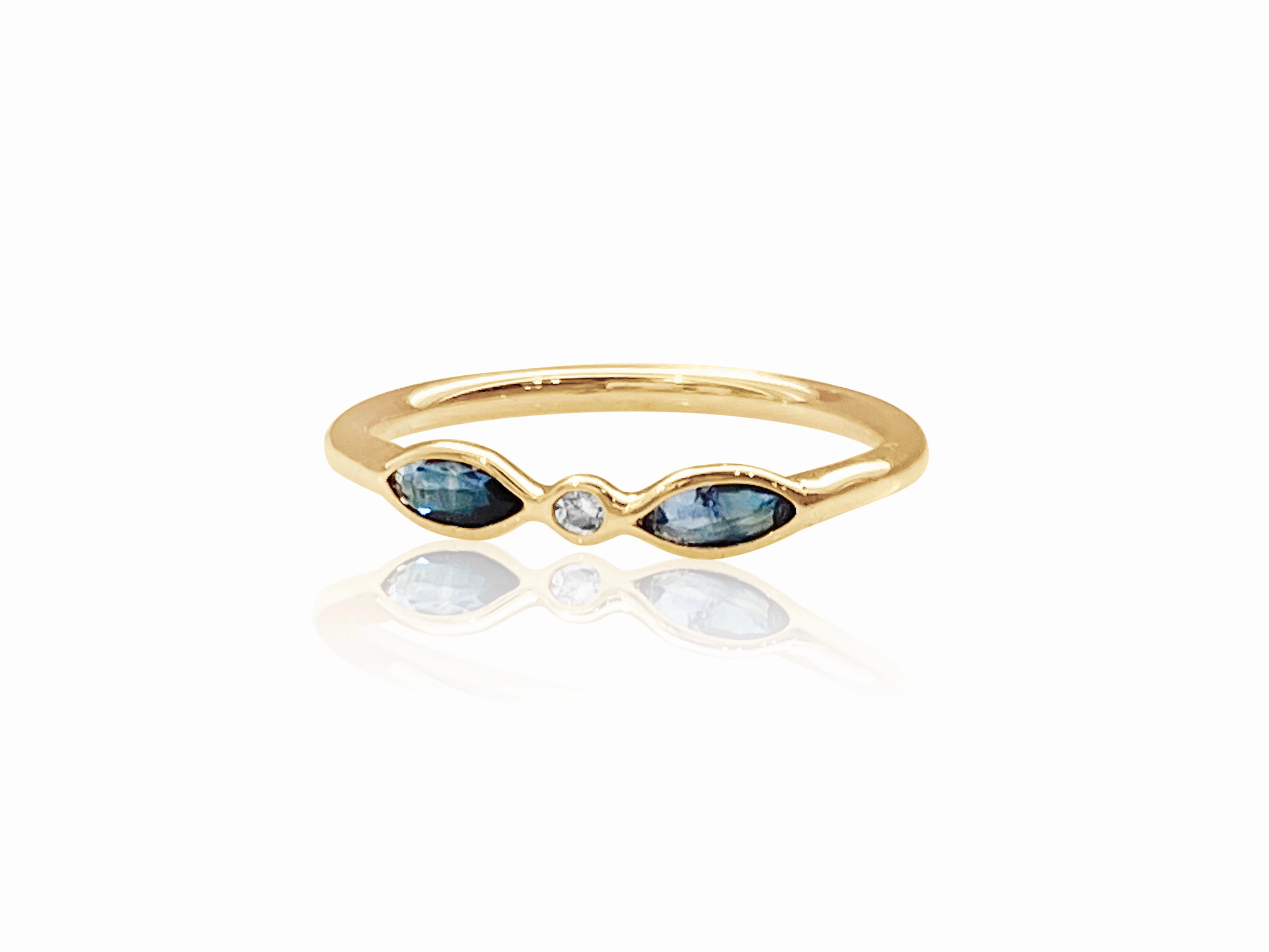 14K Gold Ruthy Ring