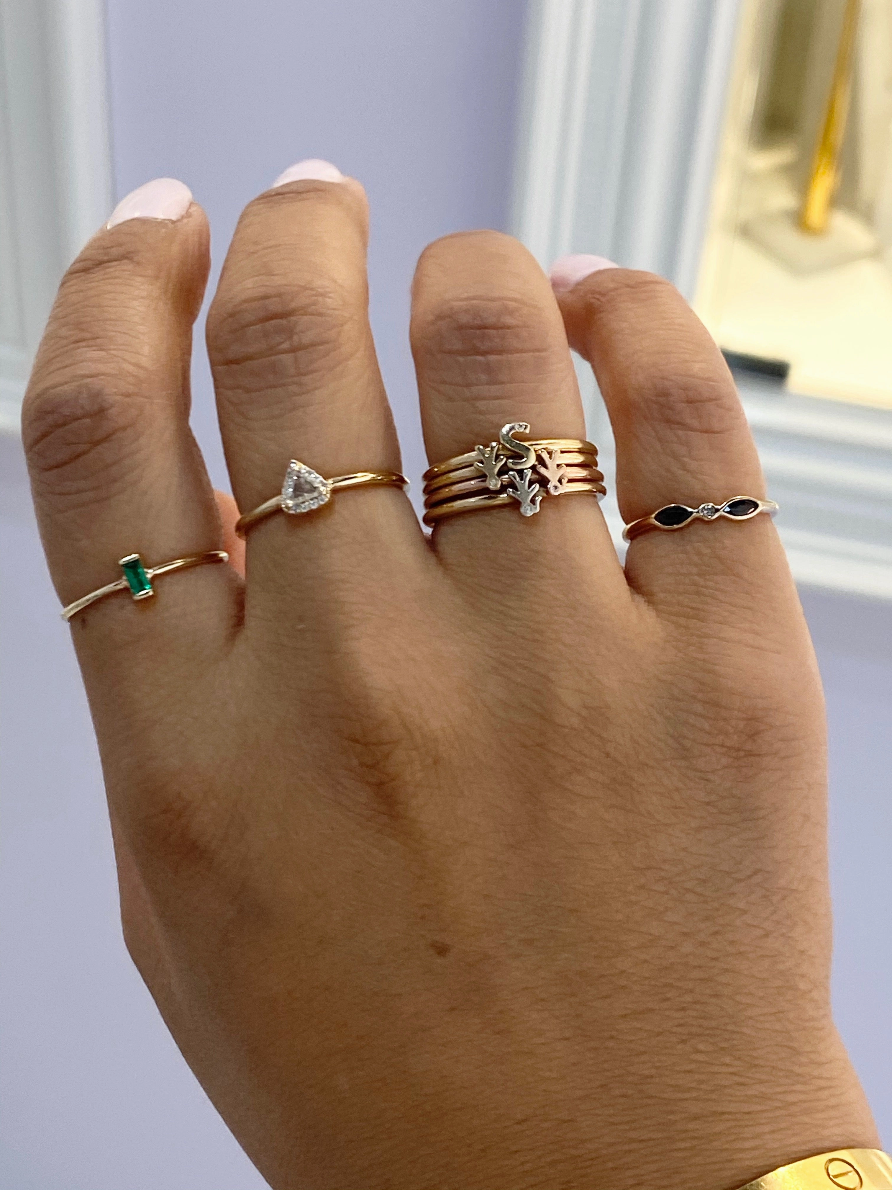 14K Gold Ruthy Ring