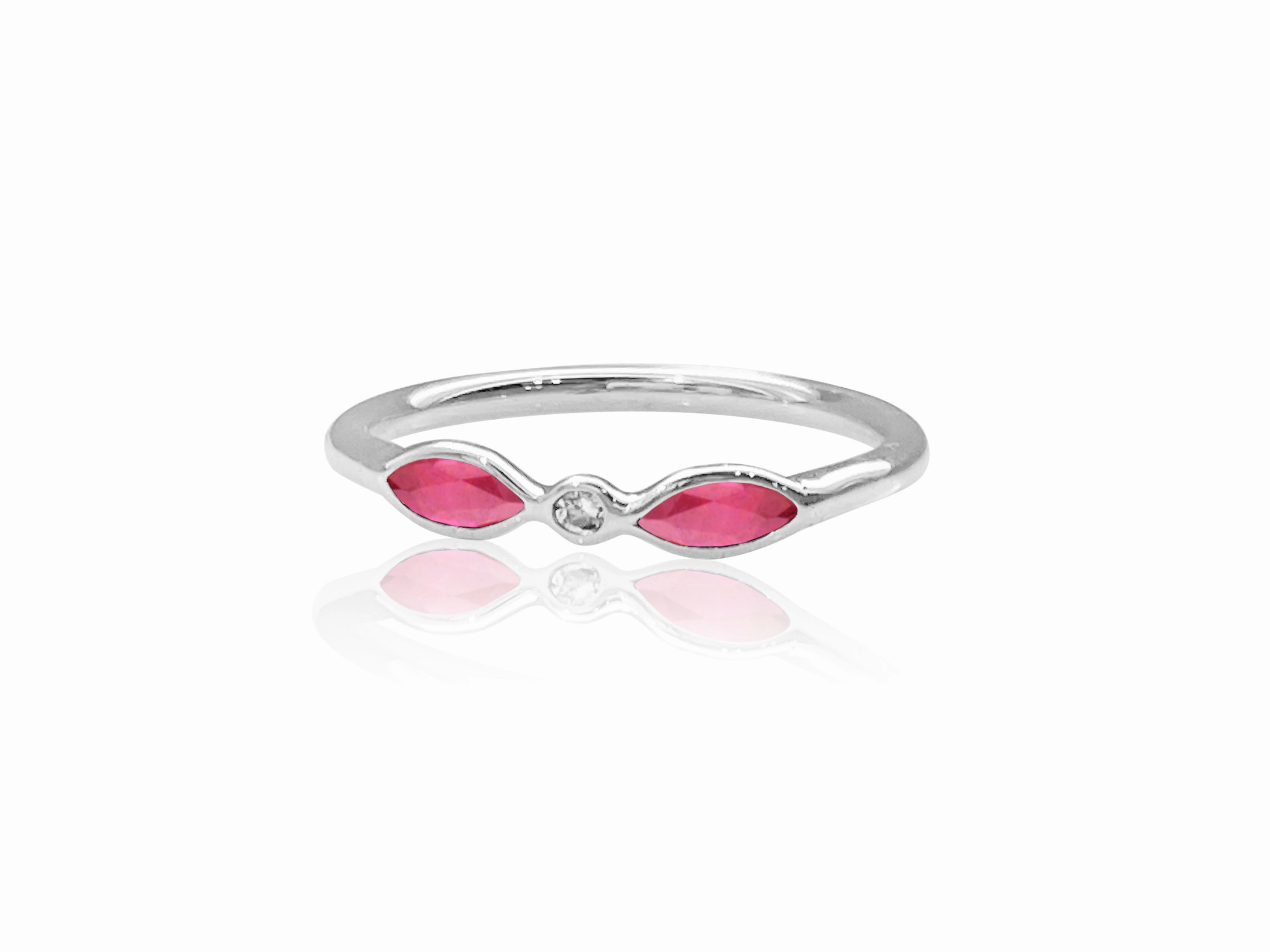 14K Gold Ruthy Ring