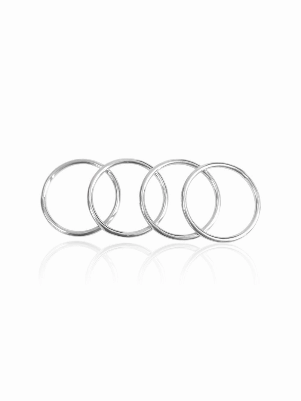 14K Plain Stackable Band