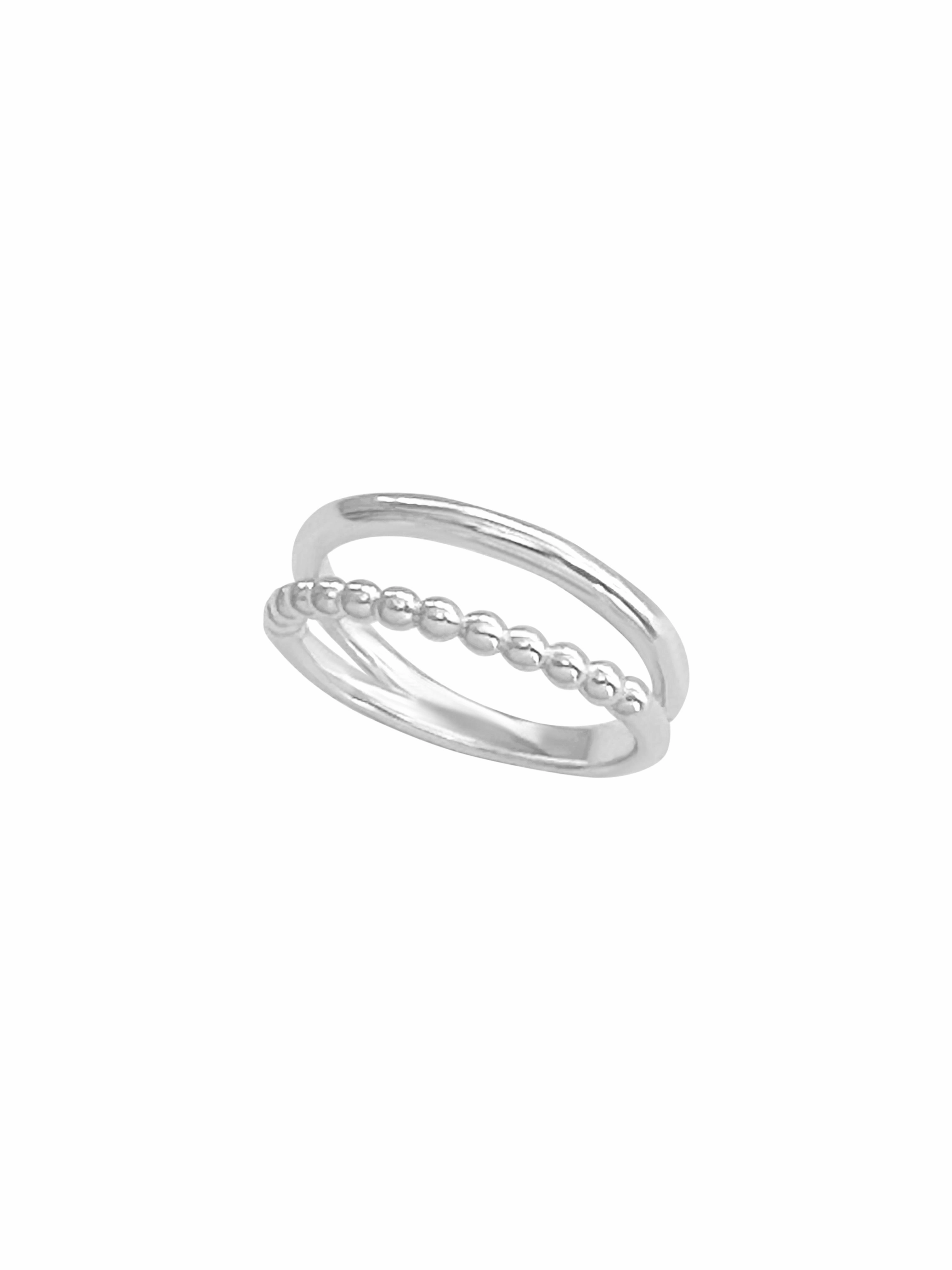 14k Solid Gold Double Band