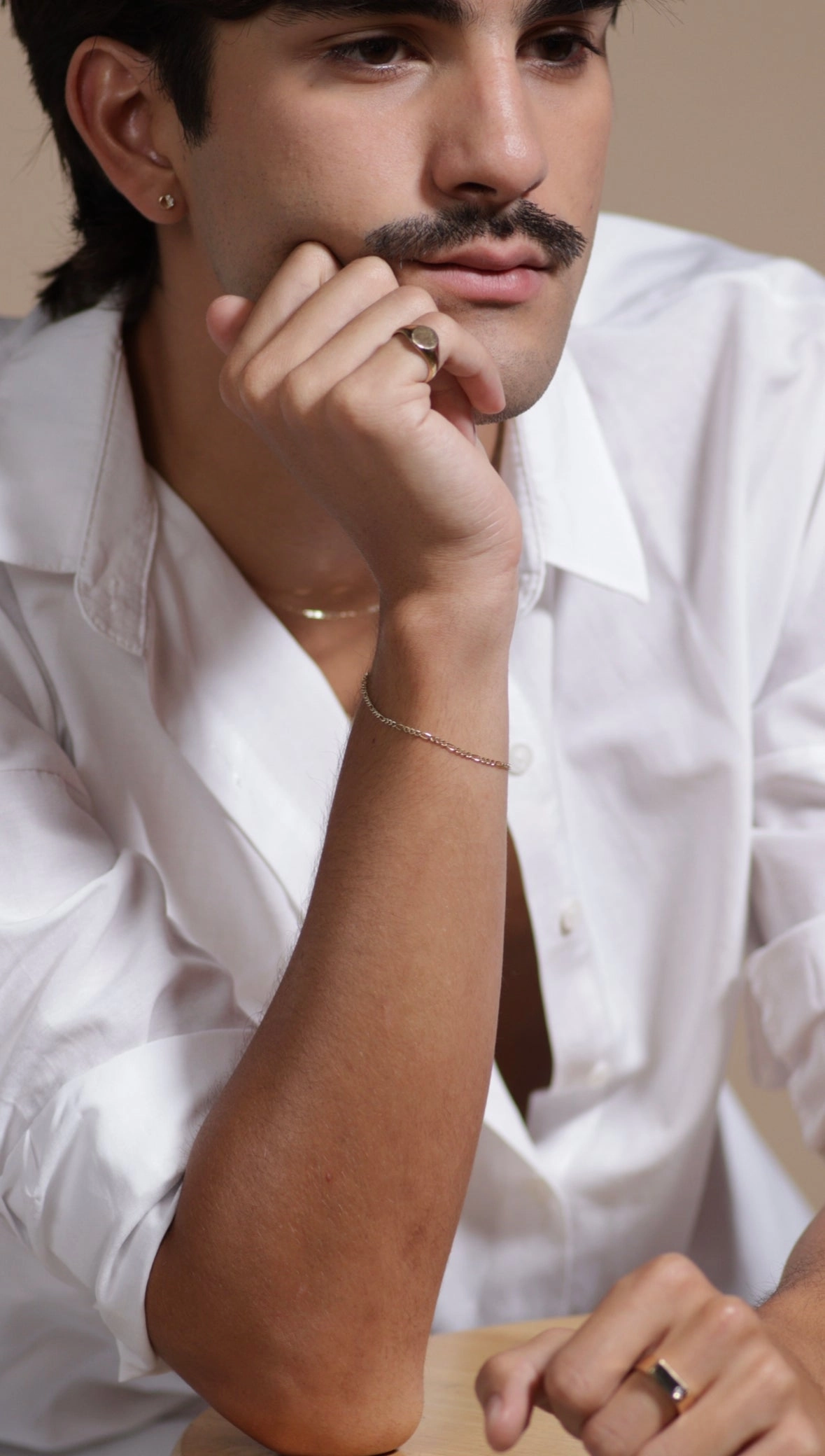 14k Solid Gold Oval Signet Ring