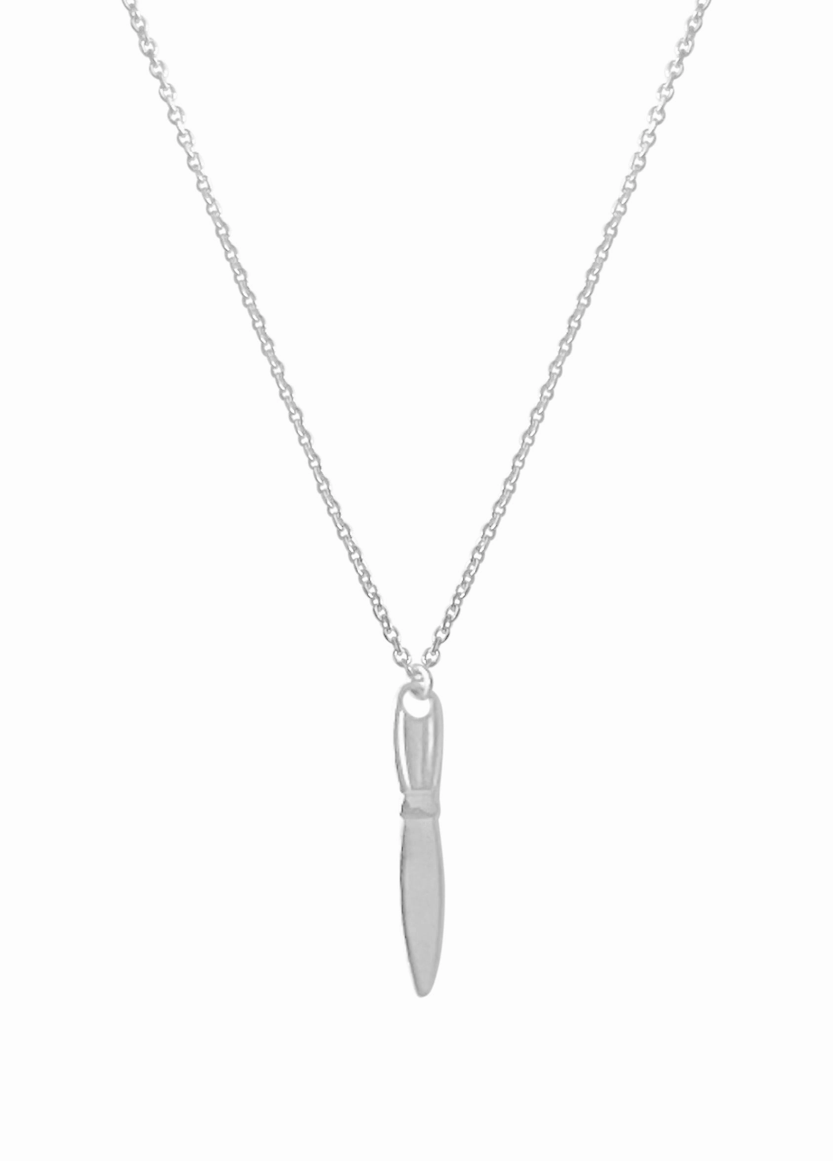 14KT Gold Utensil Necklace