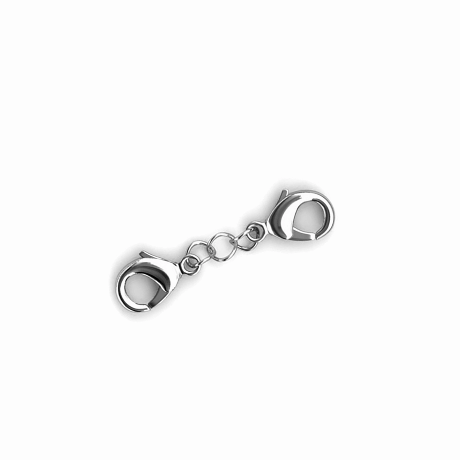 18k White Gold Plated Necklace Extenders