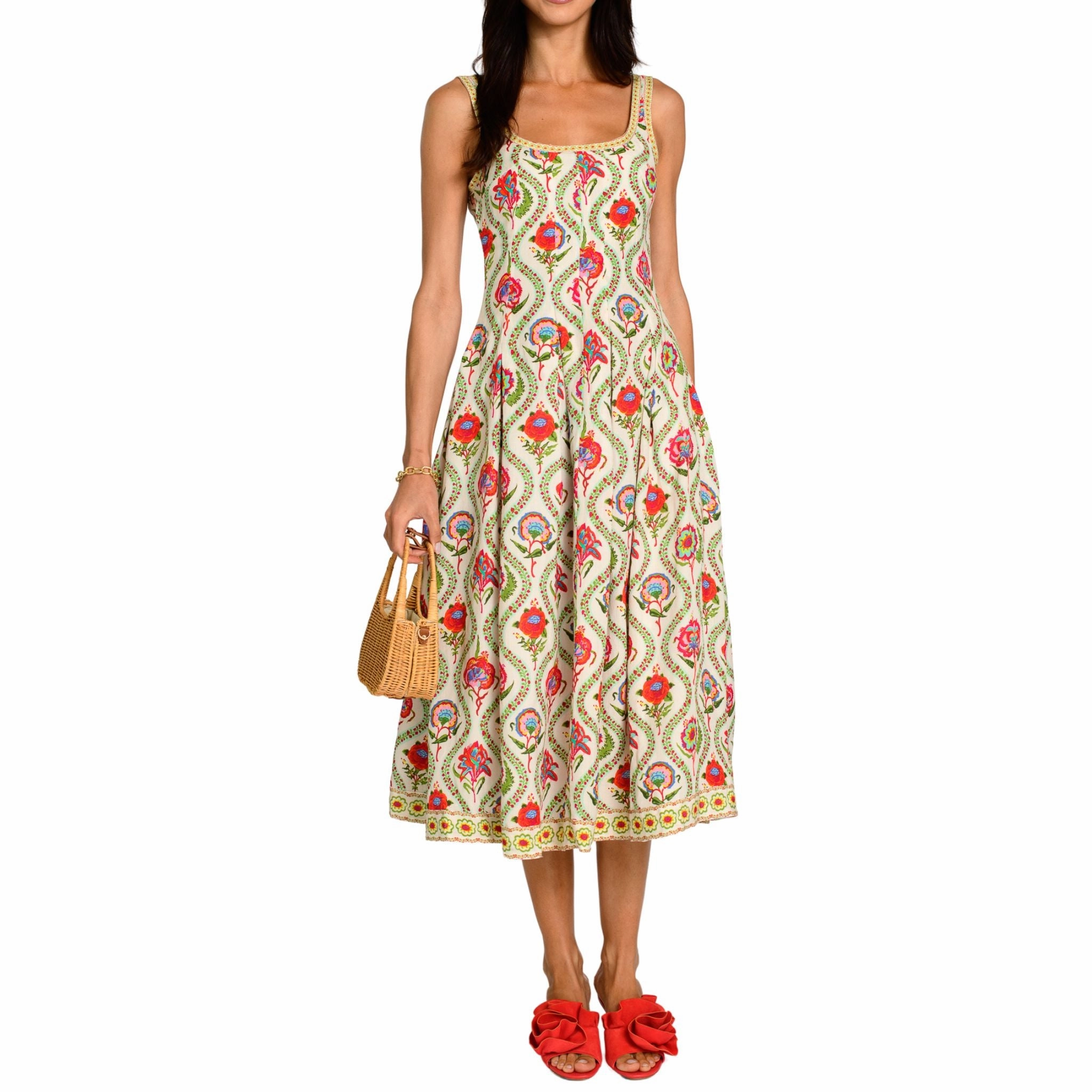 Alice Feminine Teardrop Floral Dress