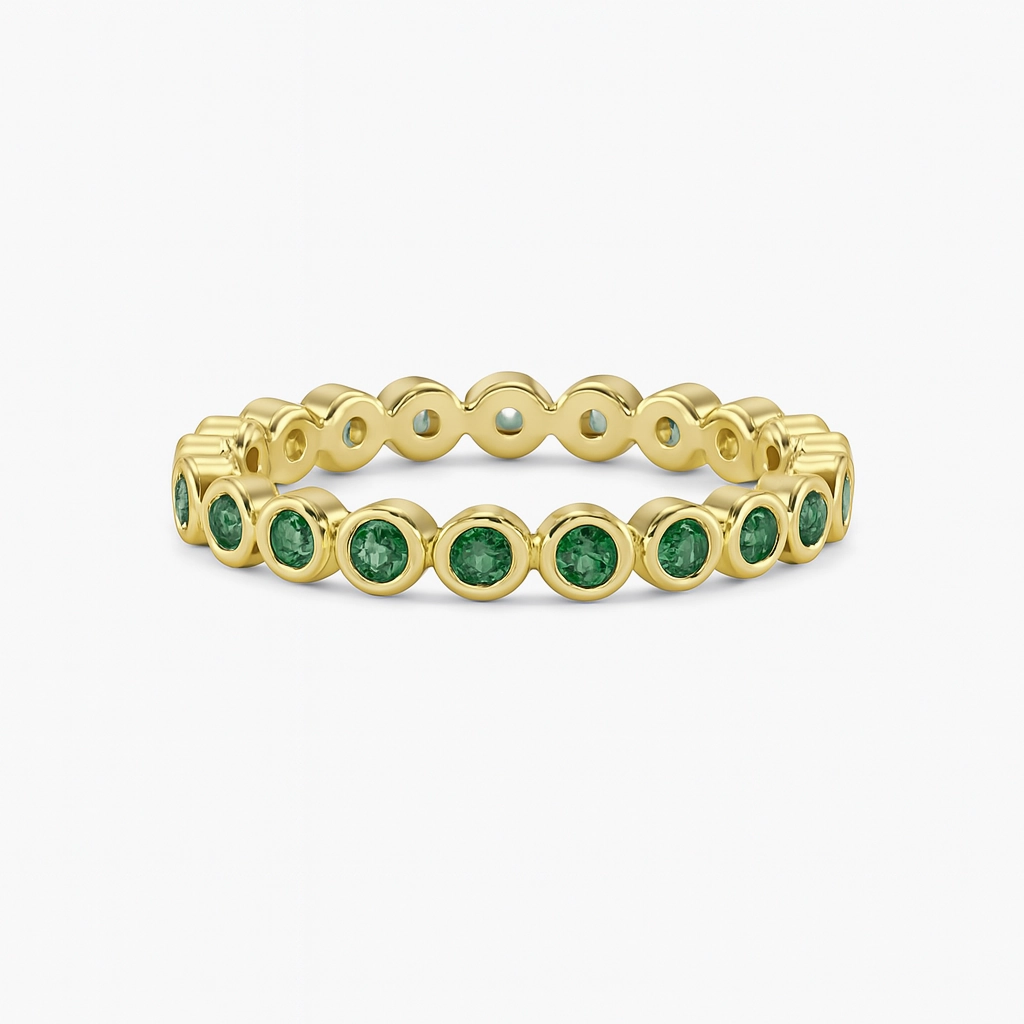 Bezel-Set Eternity Ring