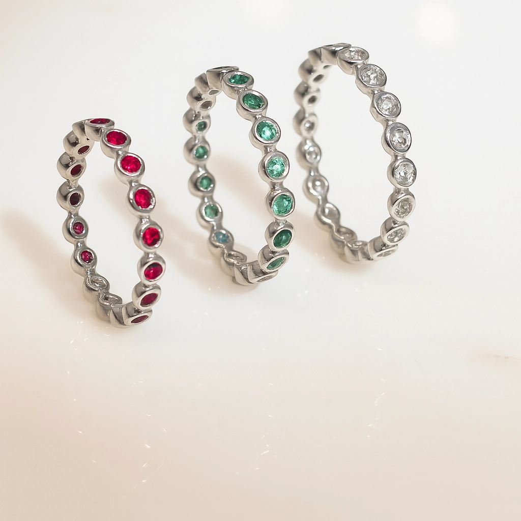 Bezel-Set Eternity Ring
