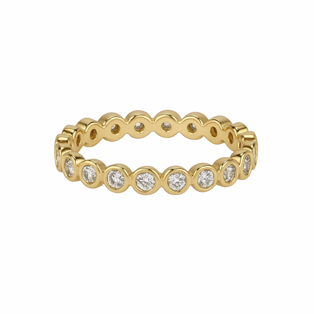 Bezel-Set Eternity Ring