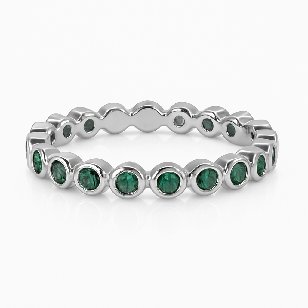 Bezel-Set Eternity Ring