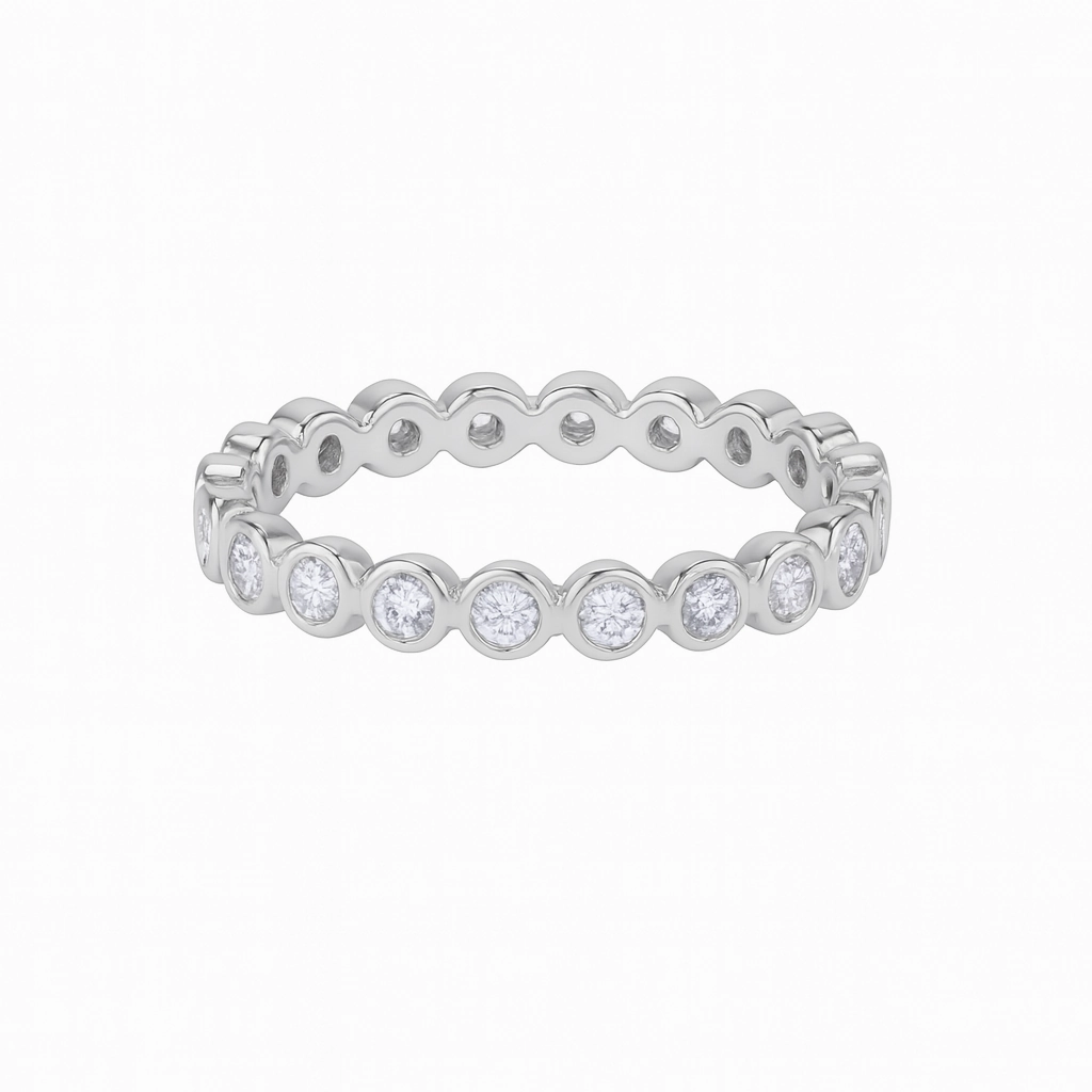 Bezel-Set Eternity Ring