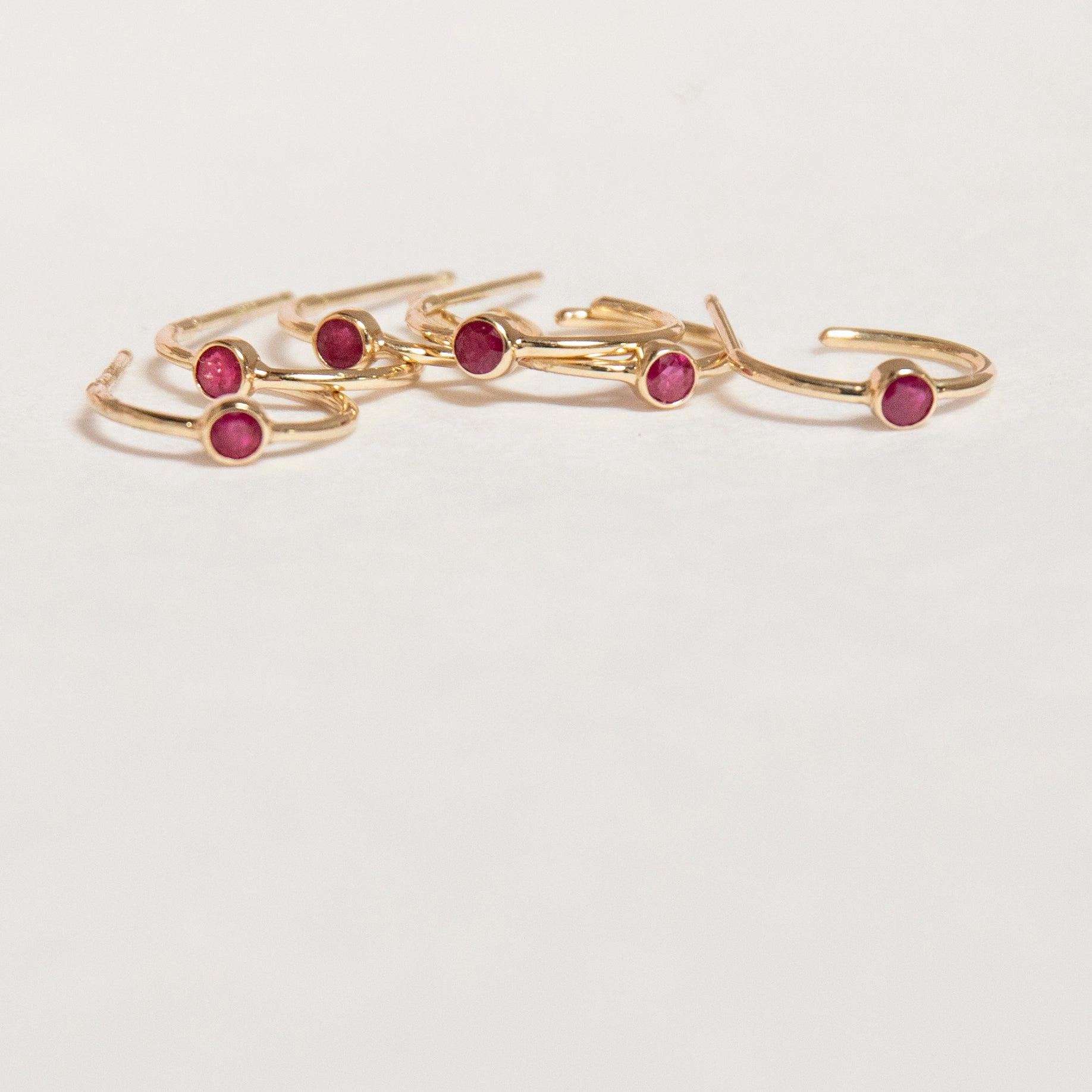 Birthstone Hoop