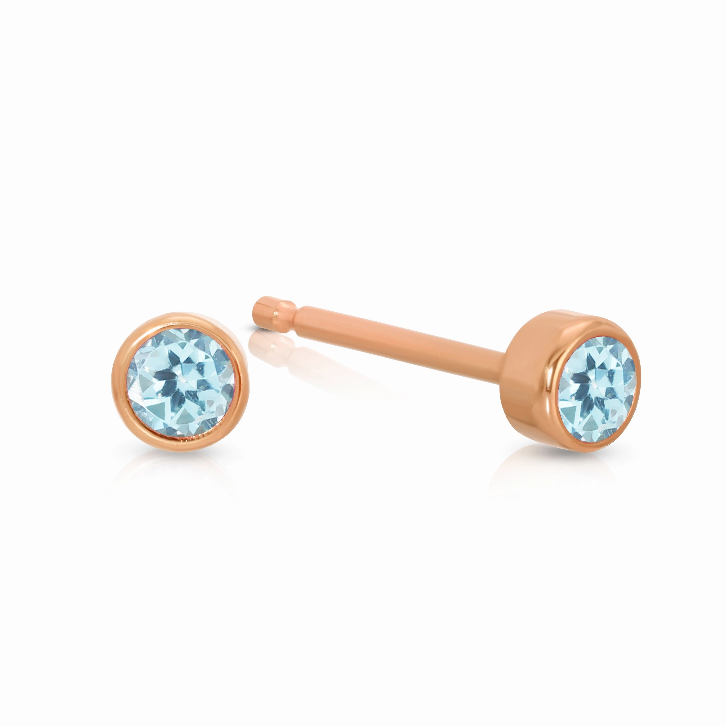 Birthstone Stud - Aquamarine (March)