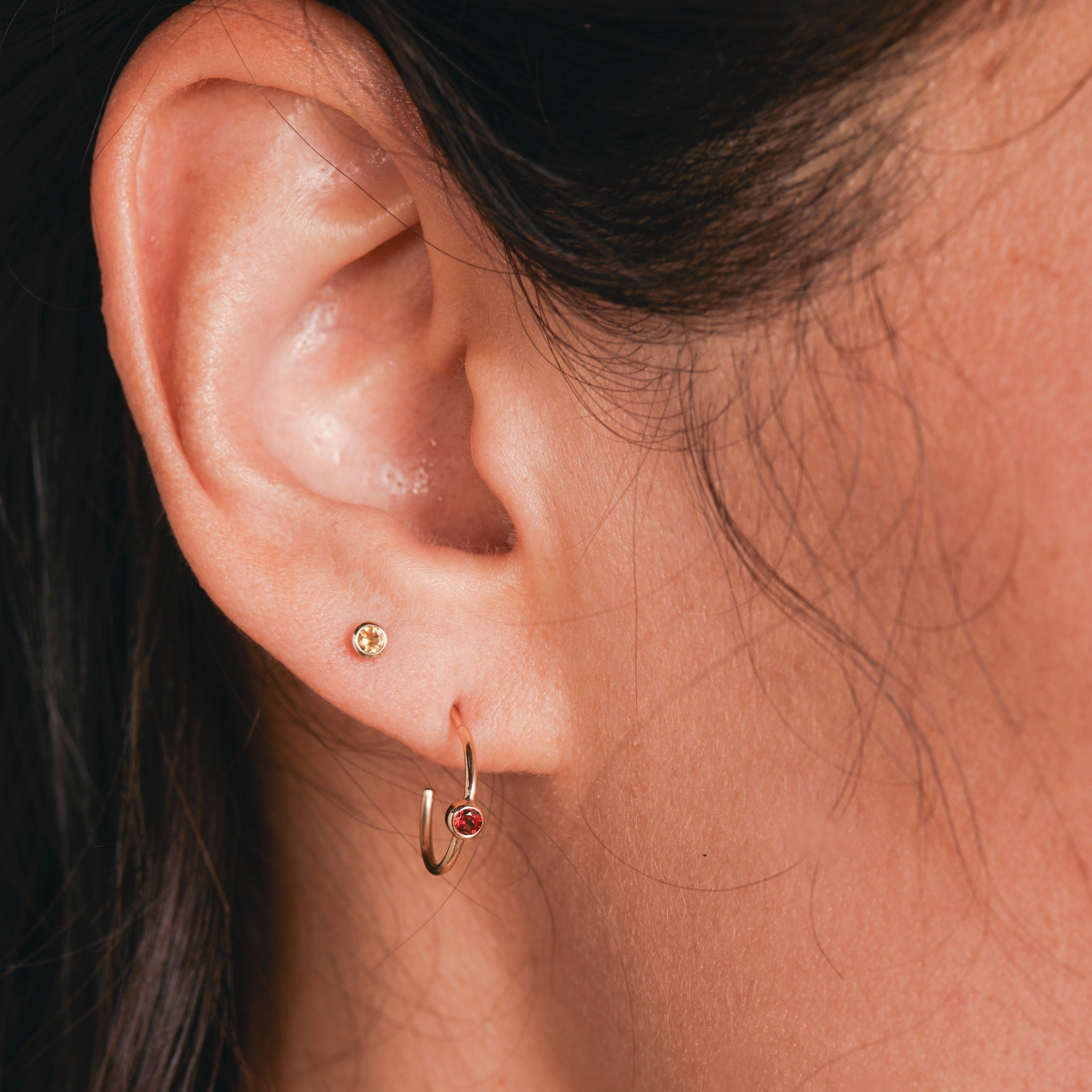 Birthstone Stud - Citrine (November)