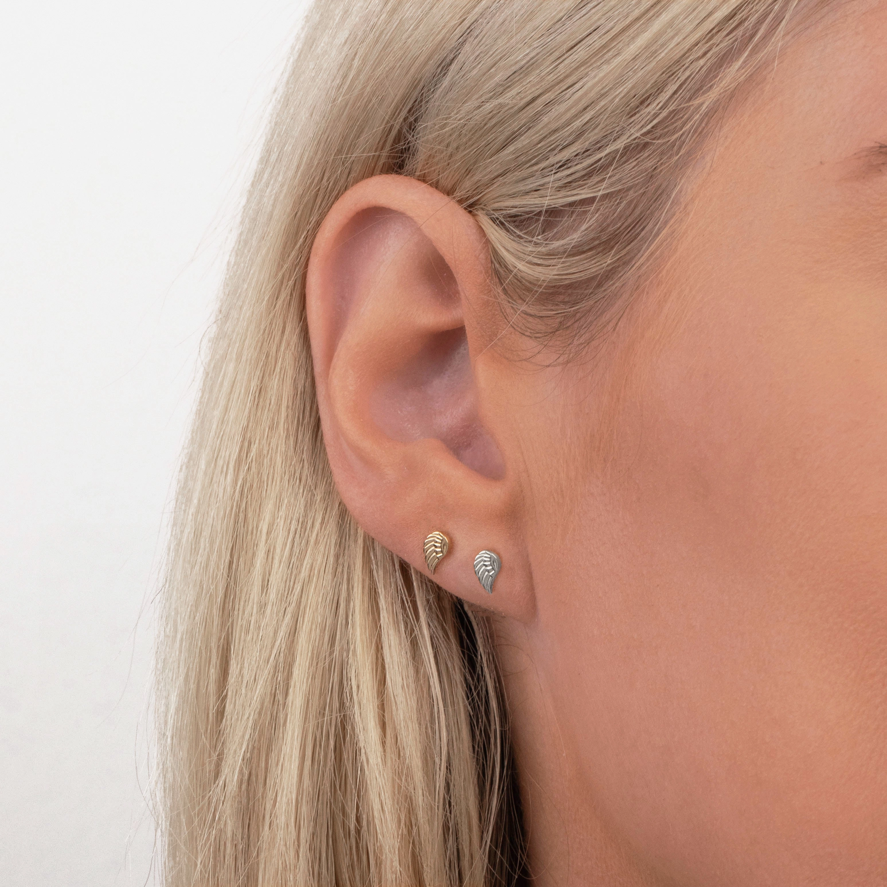 Charm Stud - Angel Wing