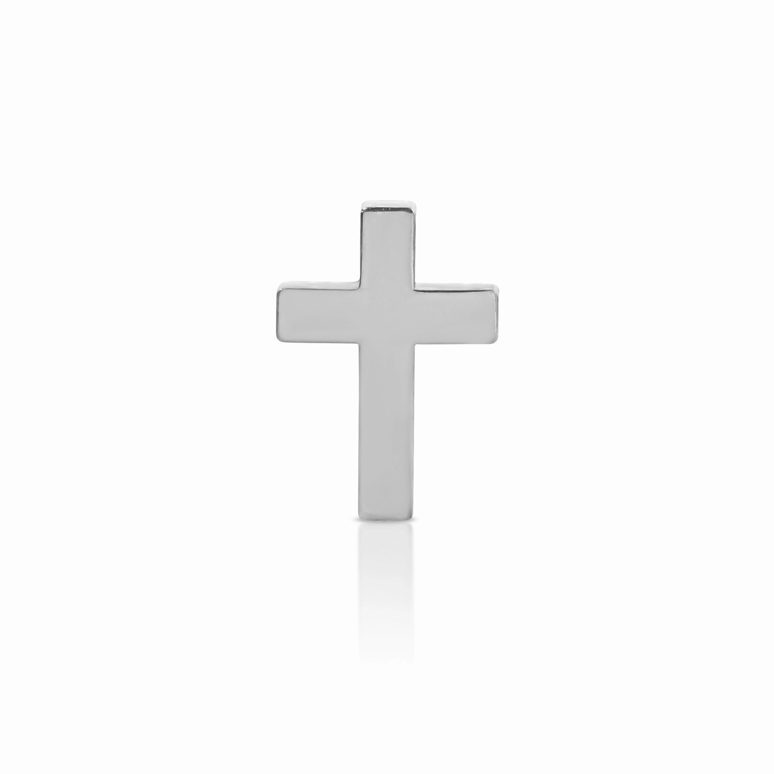 Charm Stud - Cross