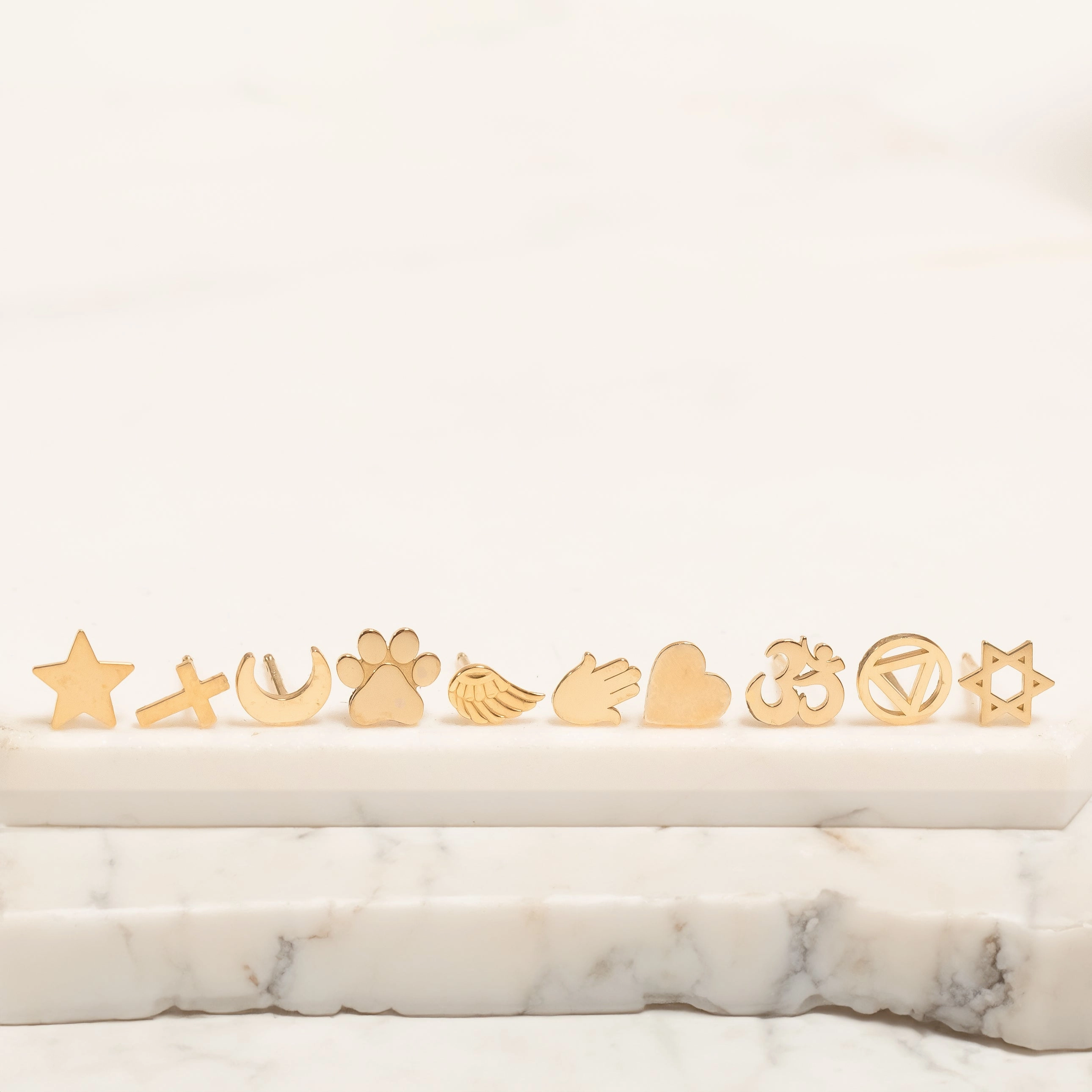 Charm Stud - Moon